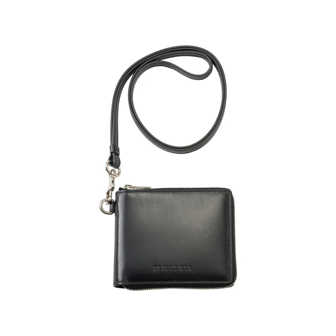 Balenciaga o1bcso1str1024 Size: OS / Essential Small Wallet Strap Black Size ONE SIZE - 1 Thumbnail