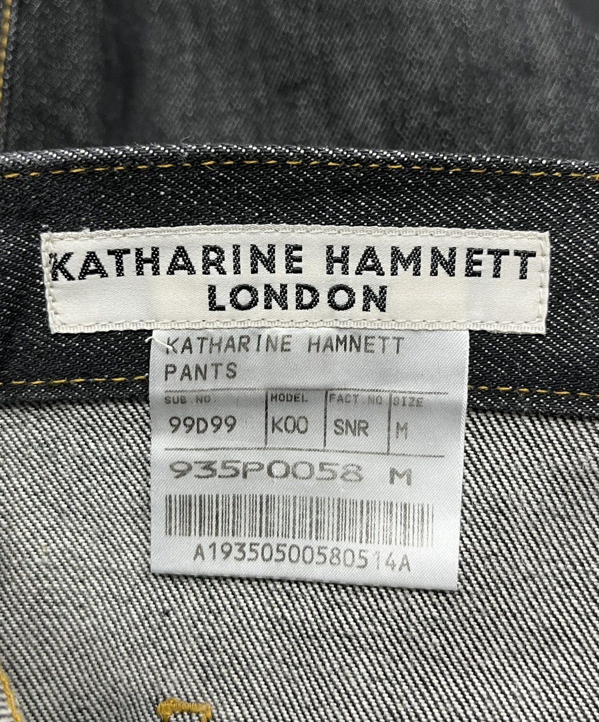 Katharine Hamnett London 🔥KATHARINE HAMNETT LONDON Ultra Flare Denim Bush Pants Size US 28 / EU 44 - 12 Thumbnail