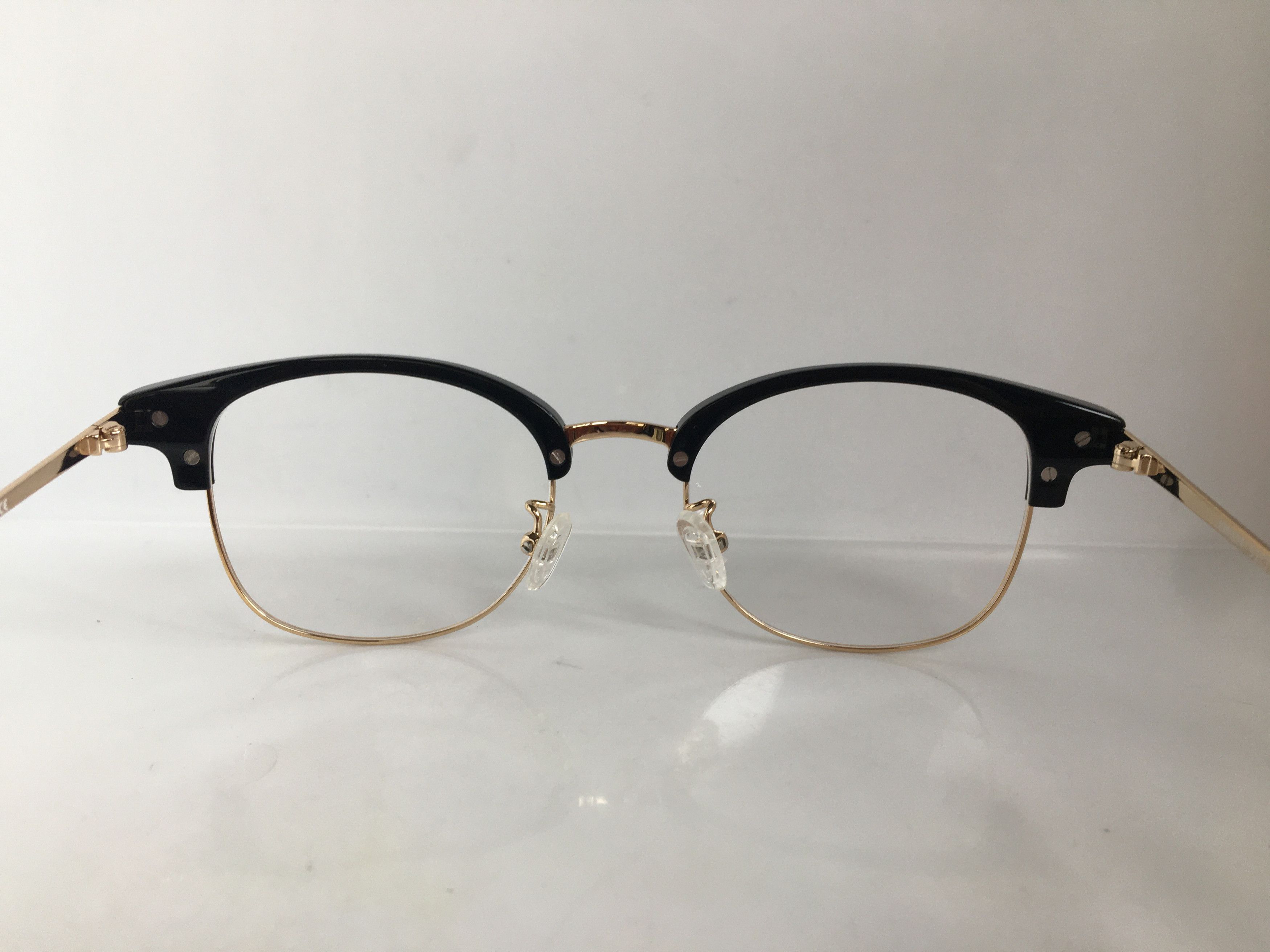 Other Eyebuydirect Malcolm X Black Gold Eyeglasses Frame Size ONE SIZE - 4 Thumbnail