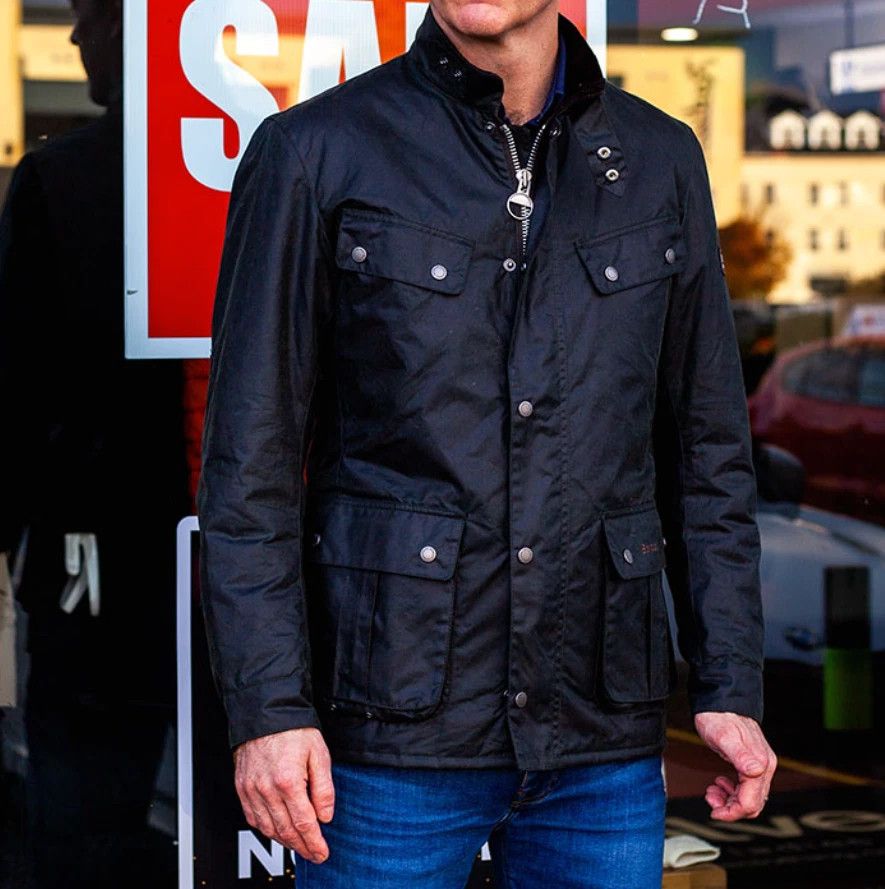 Barbour Barbour Men's International Duke Jacket Size US XL / EU 56 / 4 - 1 Thumbnail