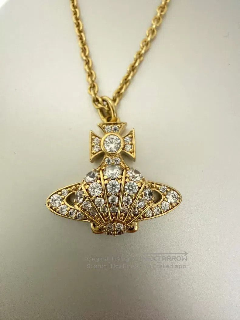 Vivienne Westwood Vivienne Westwood Saturn Necklace Size ONE SIZE - 1 Thumbnail