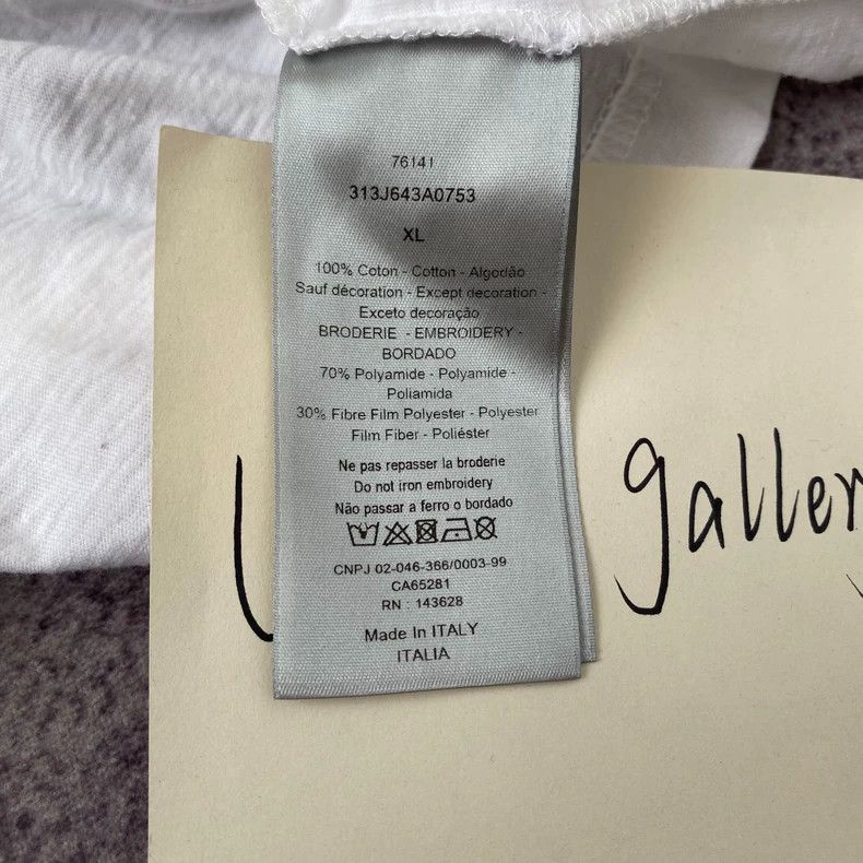 Dior Dior Co-branded embroidered white long sleeve 2501-Nextarro Size US XL / EU 56 / 4 - 8 Thumbnail