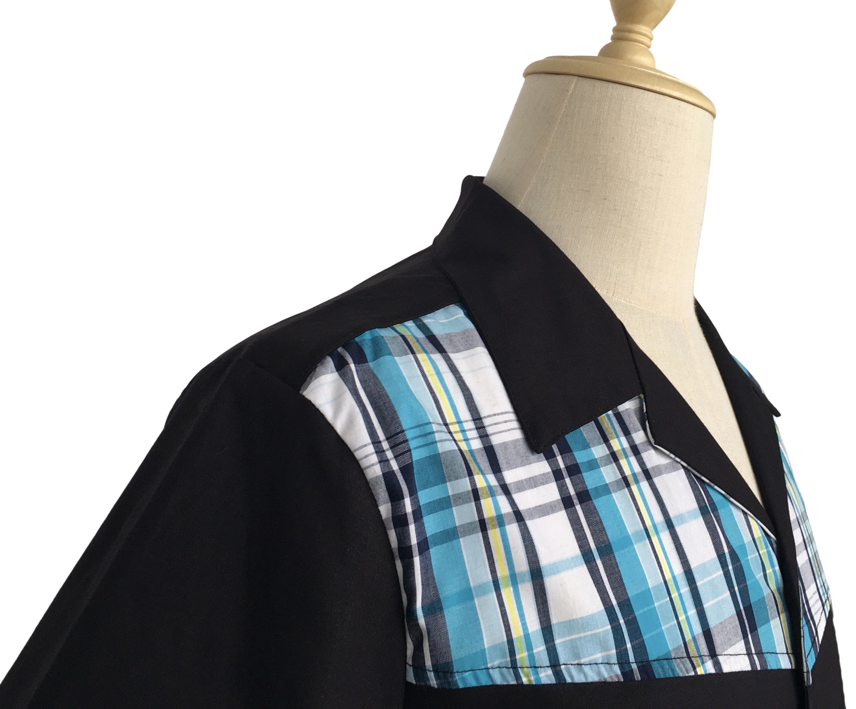 Other Men Clothes Plaid Pattern Button Down Party Shirts Size US XXL / EU 58 / 5 - 6 Thumbnail