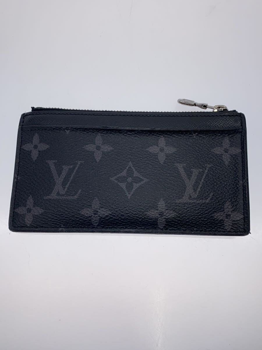 Louis Vuitton Louis Vuitton Monogram Eclipse Reverse Coin Card Holder Grey Size ONE SIZE - 2 Thumbnail