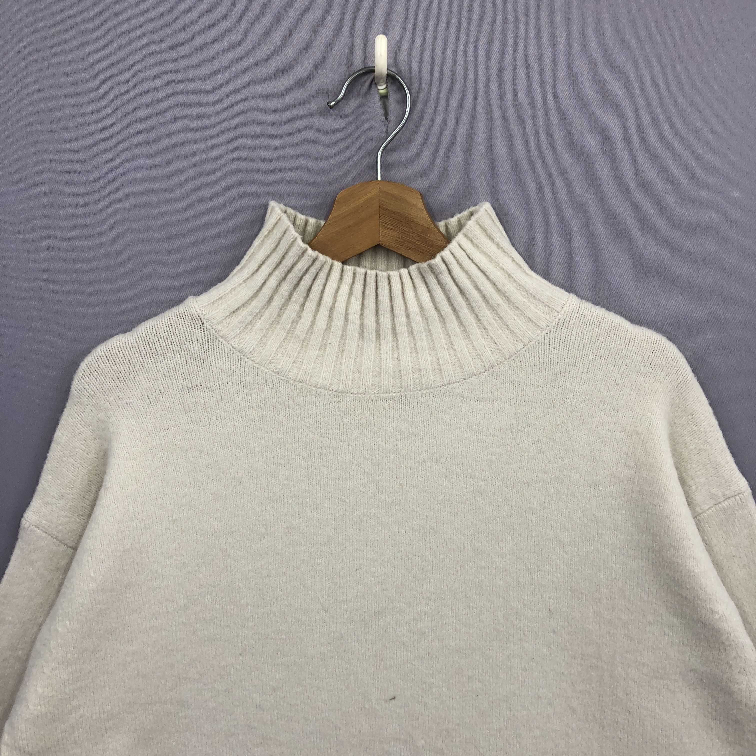Homespun Knitwear × Japanese Brand Vintage Japanese Turtleneck Knitwear Sweater Sweatshirt Size US M / EU 48-50 / 2 - 3 Thumbnail