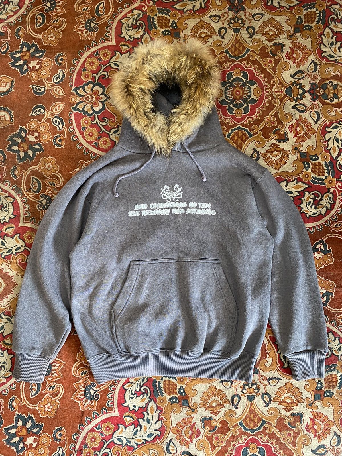 If Six Was Nine × Japanese Brand × Le Grande Bleu (L.G.B.) Fur hoodie japanese brand tribal poem desio Size US M / EU 48-50 / 2 - 10 Thumbnail