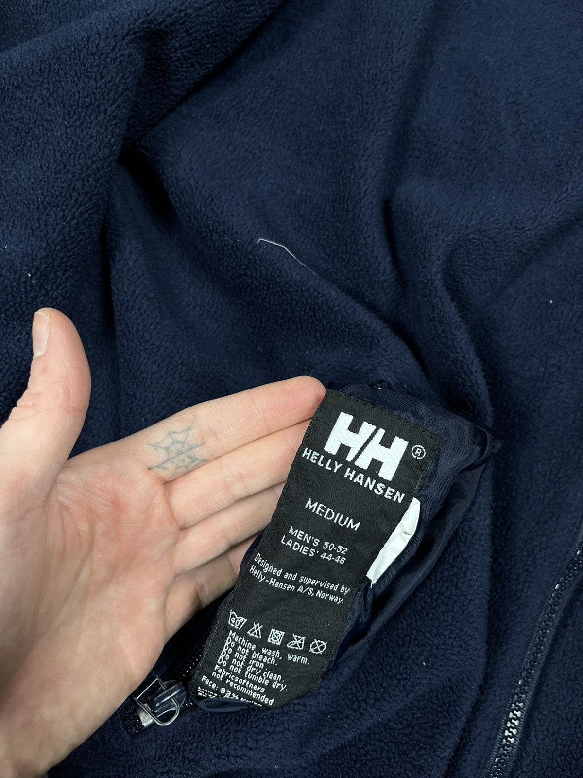 Helly Hansen × Vintage vintage 90s reversible Helly Hansen fleece jacket y2k rave Size US L / EU 52-54 / 3 - 8 Thumbnail
