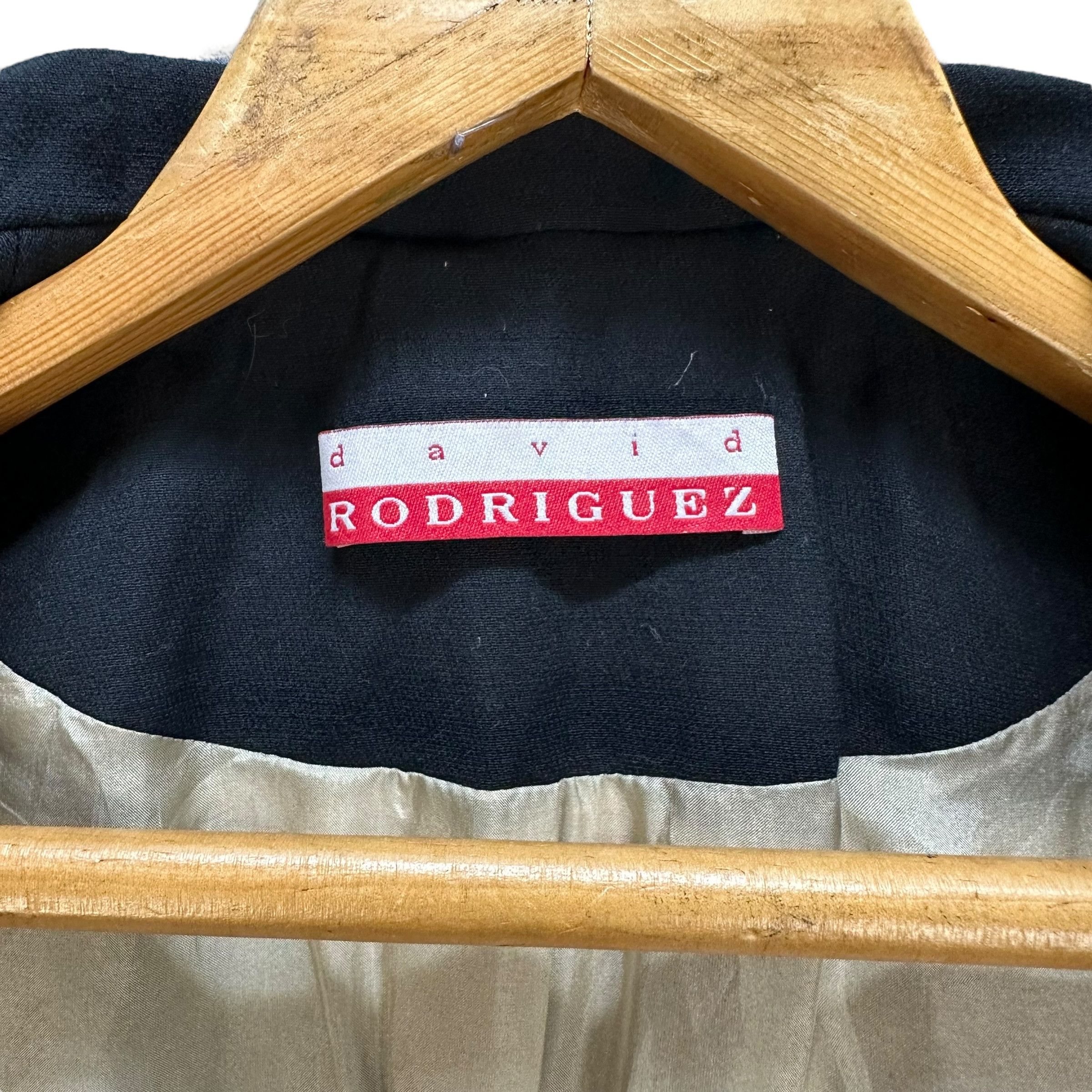 Japanese Brand DAVID RODRIGUEZ Rare Design Suit Jacket Blazer #A16-392 Size S / US 4 / IT 40 - 9 Thumbnail