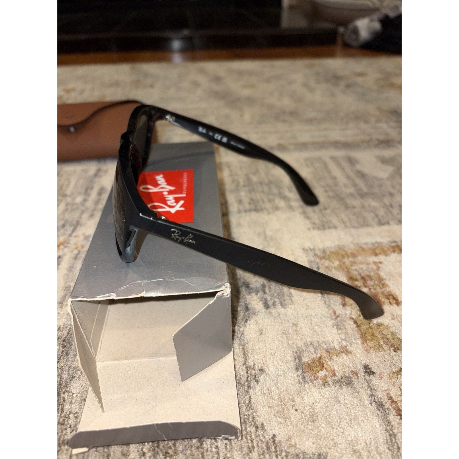 RayBan 😎 Ray-Ban Andy Sunglasses – Matte Black on Black Size ONE SIZE - 4 Thumbnail