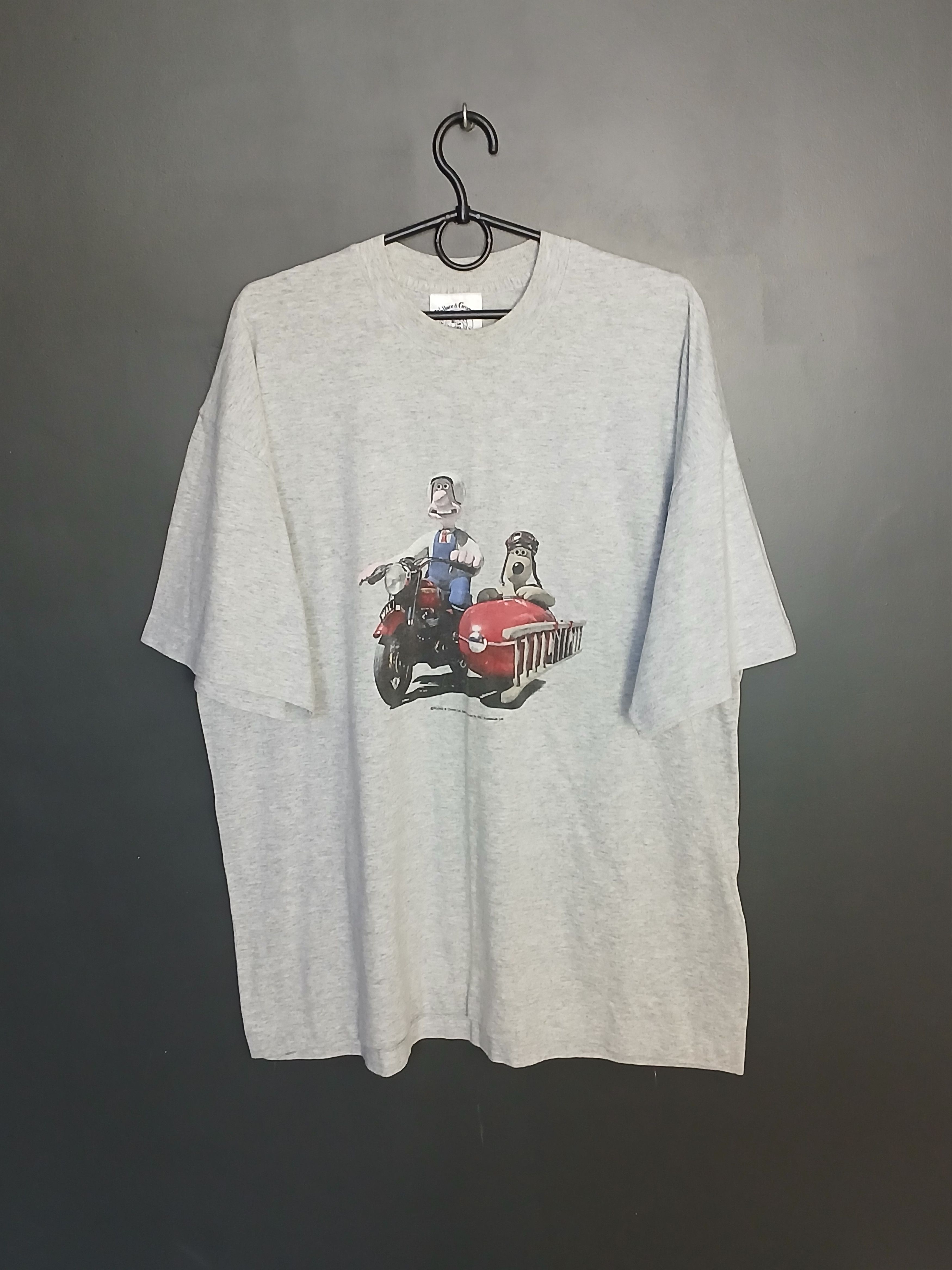 Cartoon Network × Vintage Vintage Wallace And Gromit Single Stitch T-Shirt Size US XL / EU 56 / 4 - 1 Thumbnail