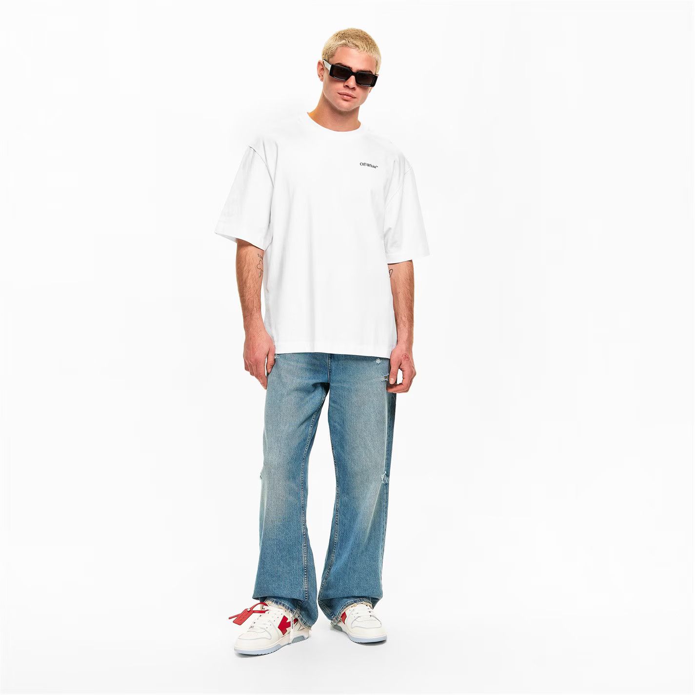 Off-White o1g2r1mq0226 Outofoffice Low-Top Trainers in Multicolor Size US 12 / EU 45 - 6 Thumbnail