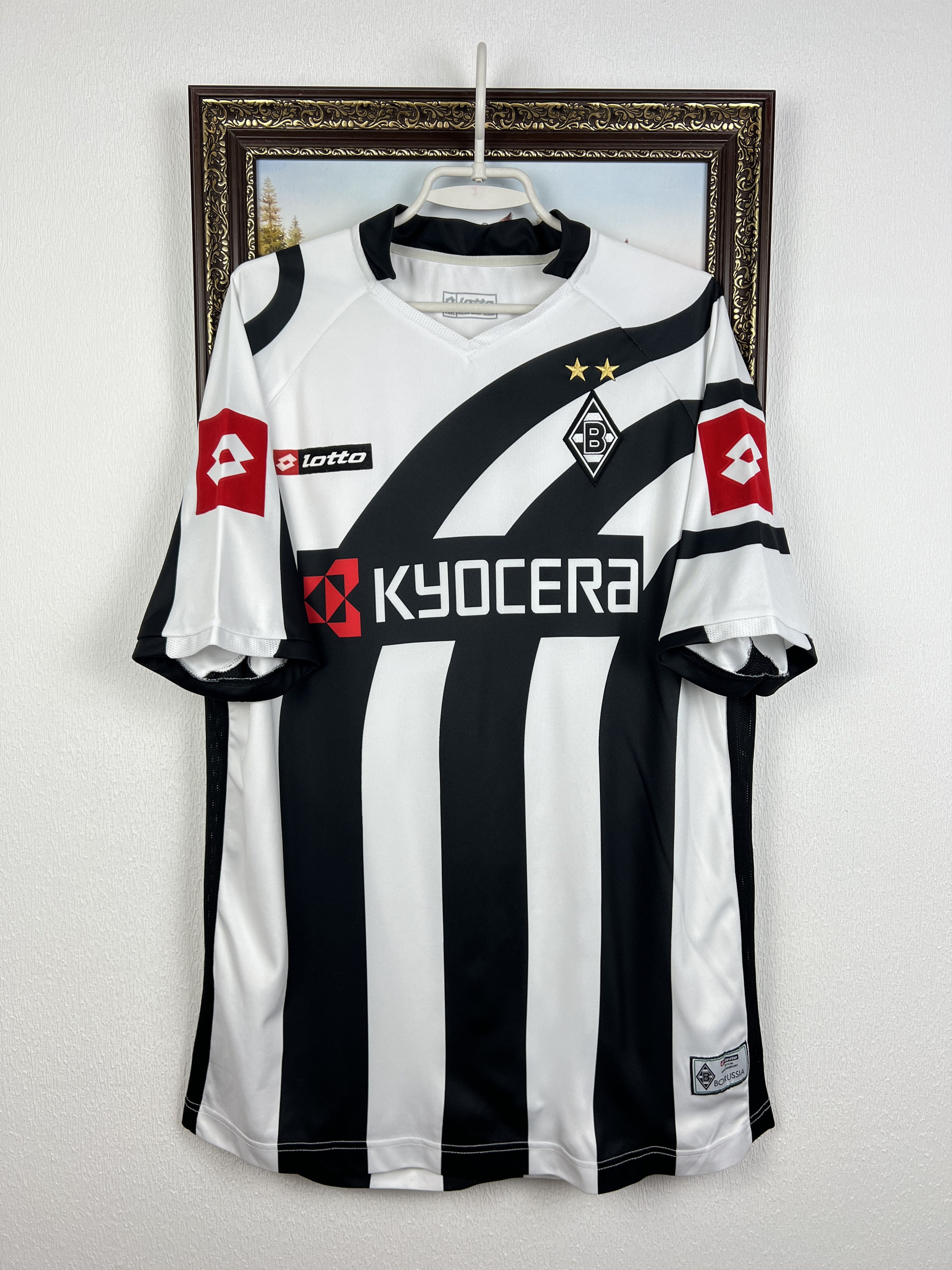 Lotto Sport Monchengladbach football shirt Soccer Jersey Trikot Sz 3XL Size US XXL / EU 58 / 5 - 1 Thumbnail