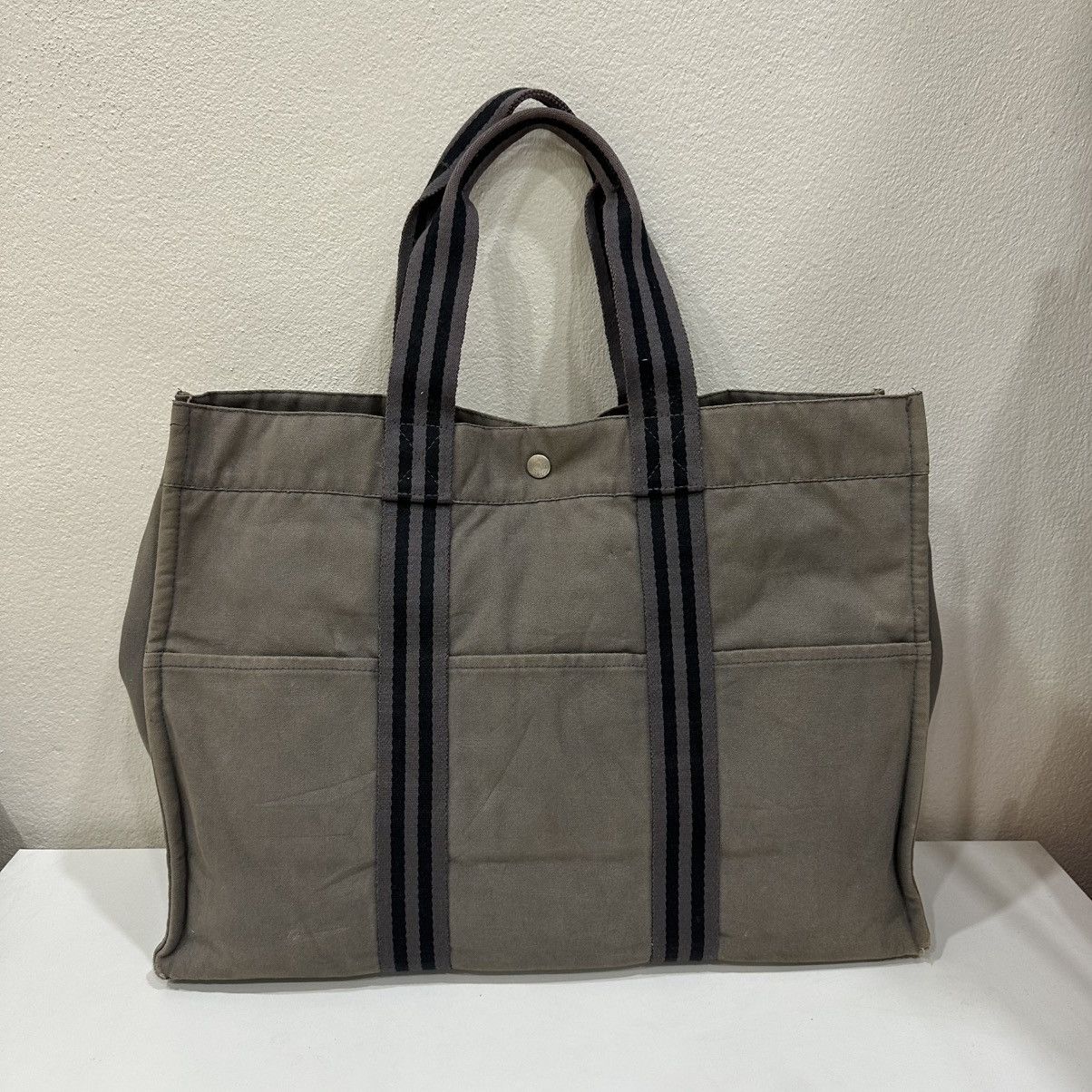 Hermes ‼️LASTDROP‼️ HERMES FOURRE TOUT GM CANVAS TOTE BAG Size ONE SIZE - 3 Thumbnail