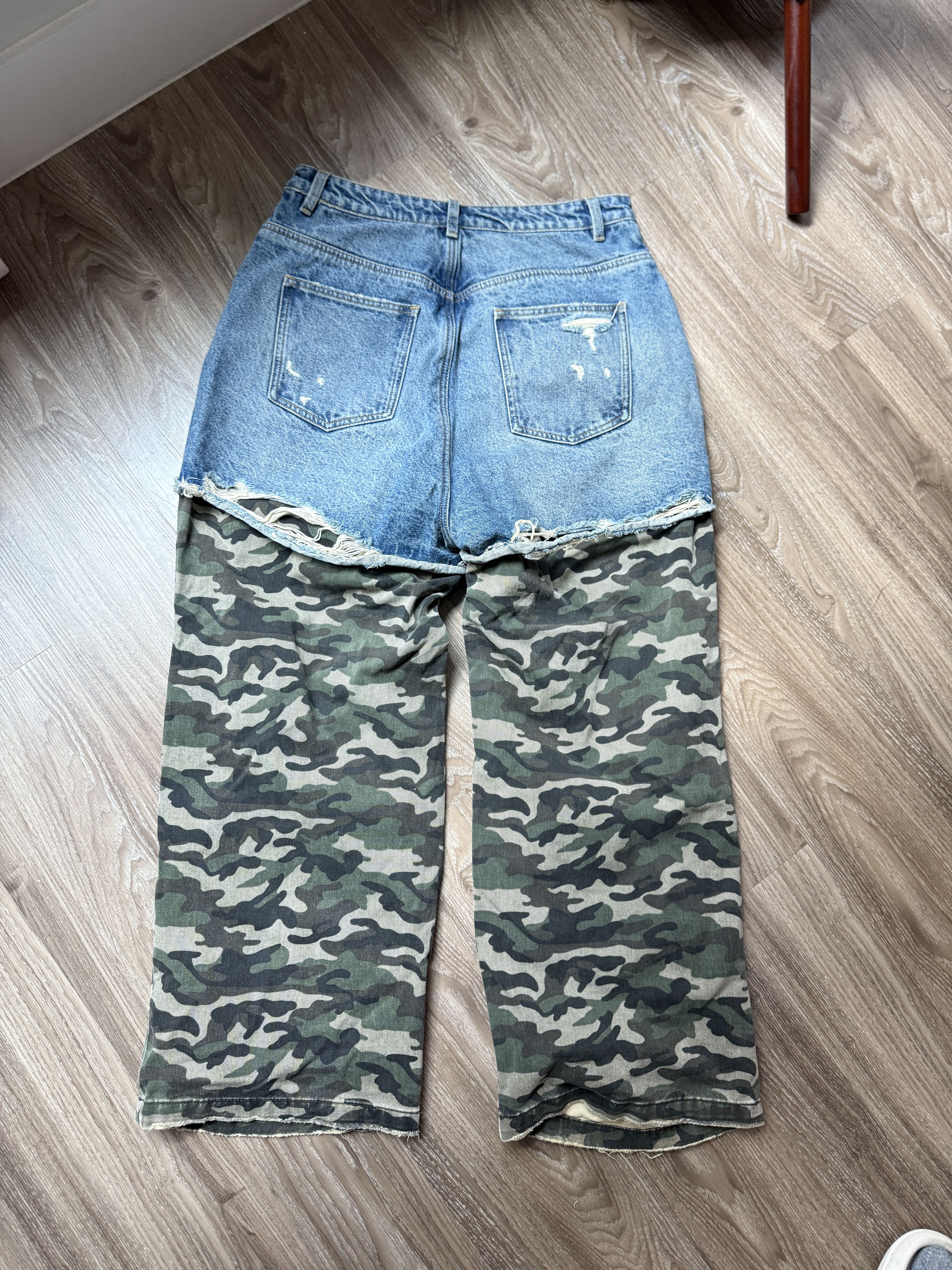 Other Balenciaga style Denim Camo Jeans Size US 32 / EU 48 - 4 Thumbnail