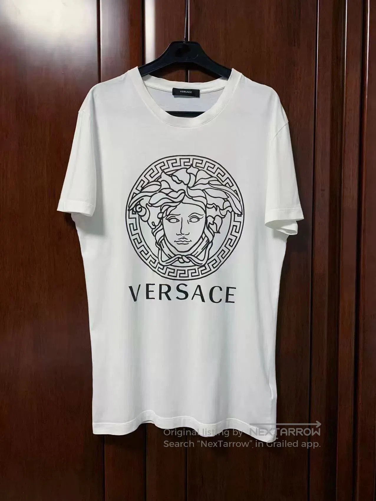 Japanese Brand Versace Men's Medusa Logo T-shirt. Size US M / EU 48-50 / 2 - 1 Thumbnail