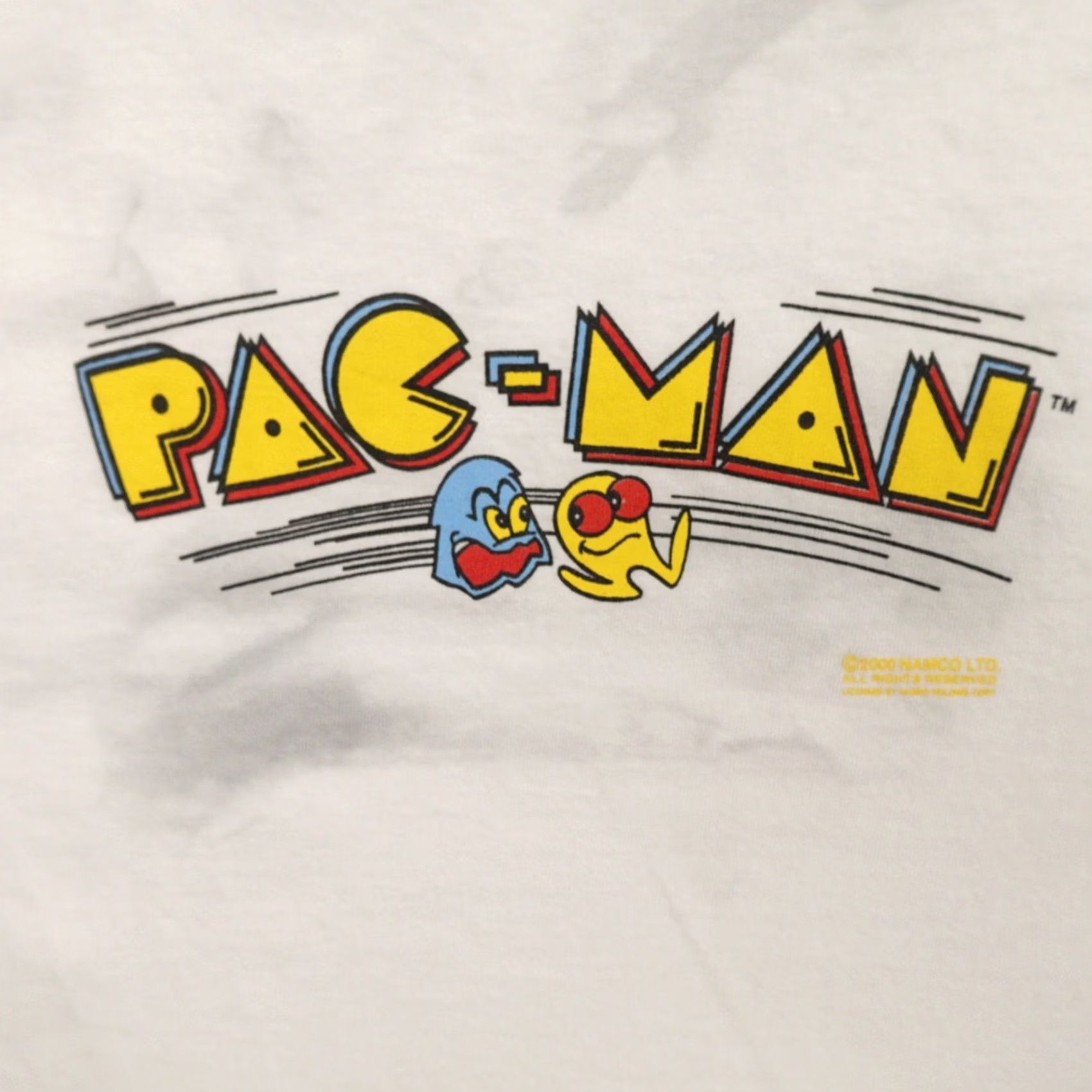 Changes Changes Nike T-Shirt Mens Large White Videogame Vintage Y2K Pac Man Licensed Namco 90s Decade Shirts Size US L / EU 52-54 / 3 - 2 Thumbnail