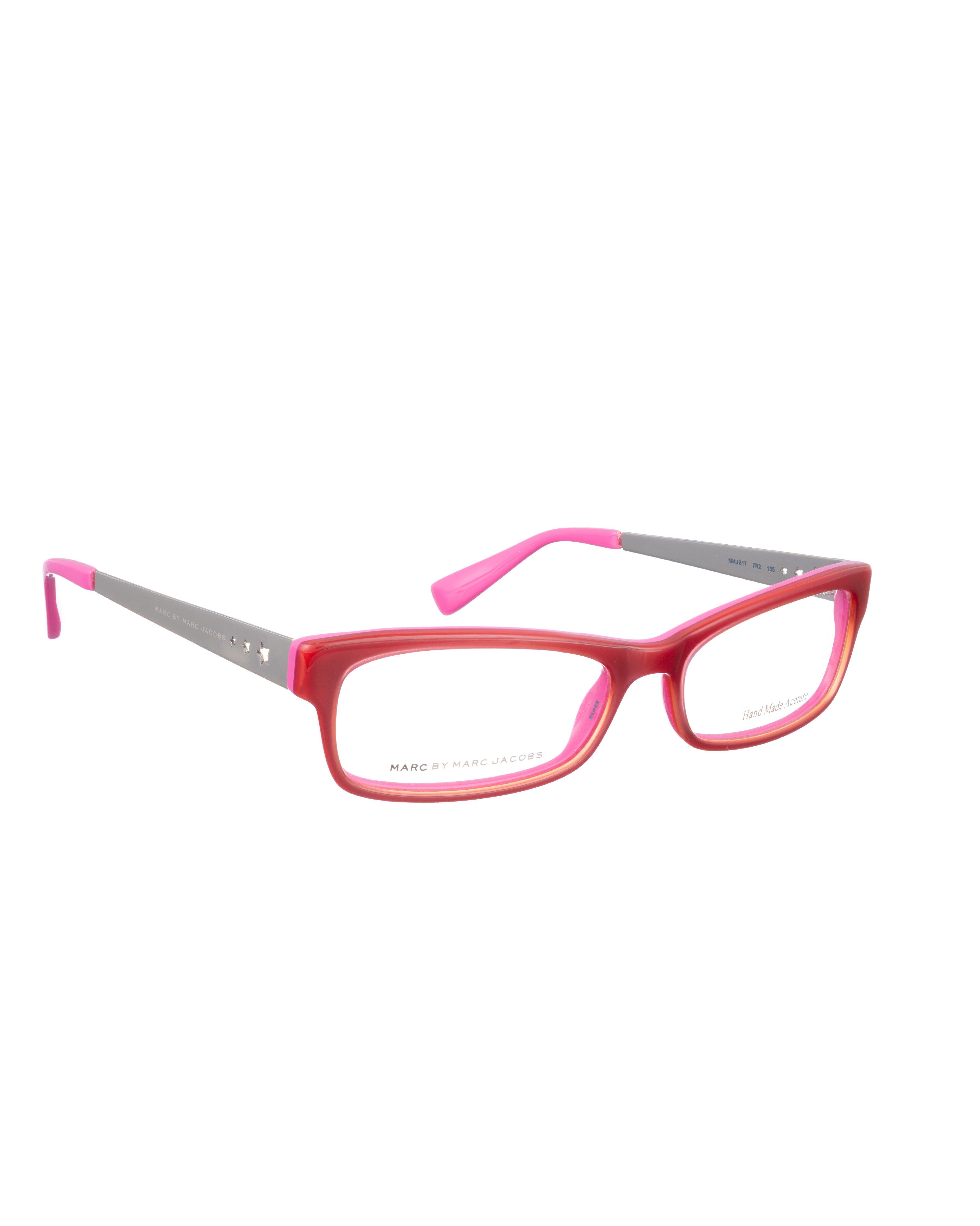 Marc by Marc Jacobs Marc by Marc Jacobs 00s Red and Pink Plastic Glasses Size ONE SIZE - 1 Thumbnail