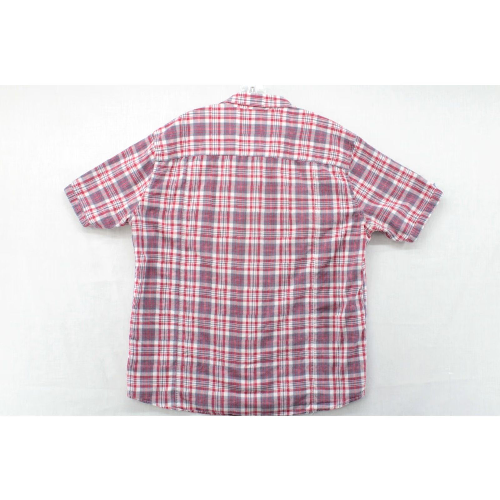 Johnston & Murphy VINTAGE Johnston & Murphy Shirt Men's XXL Red Plaid Short Sleeve Button Up Casual Friday Size US XXL / EU 58 / 5 - 5 Thumbnail