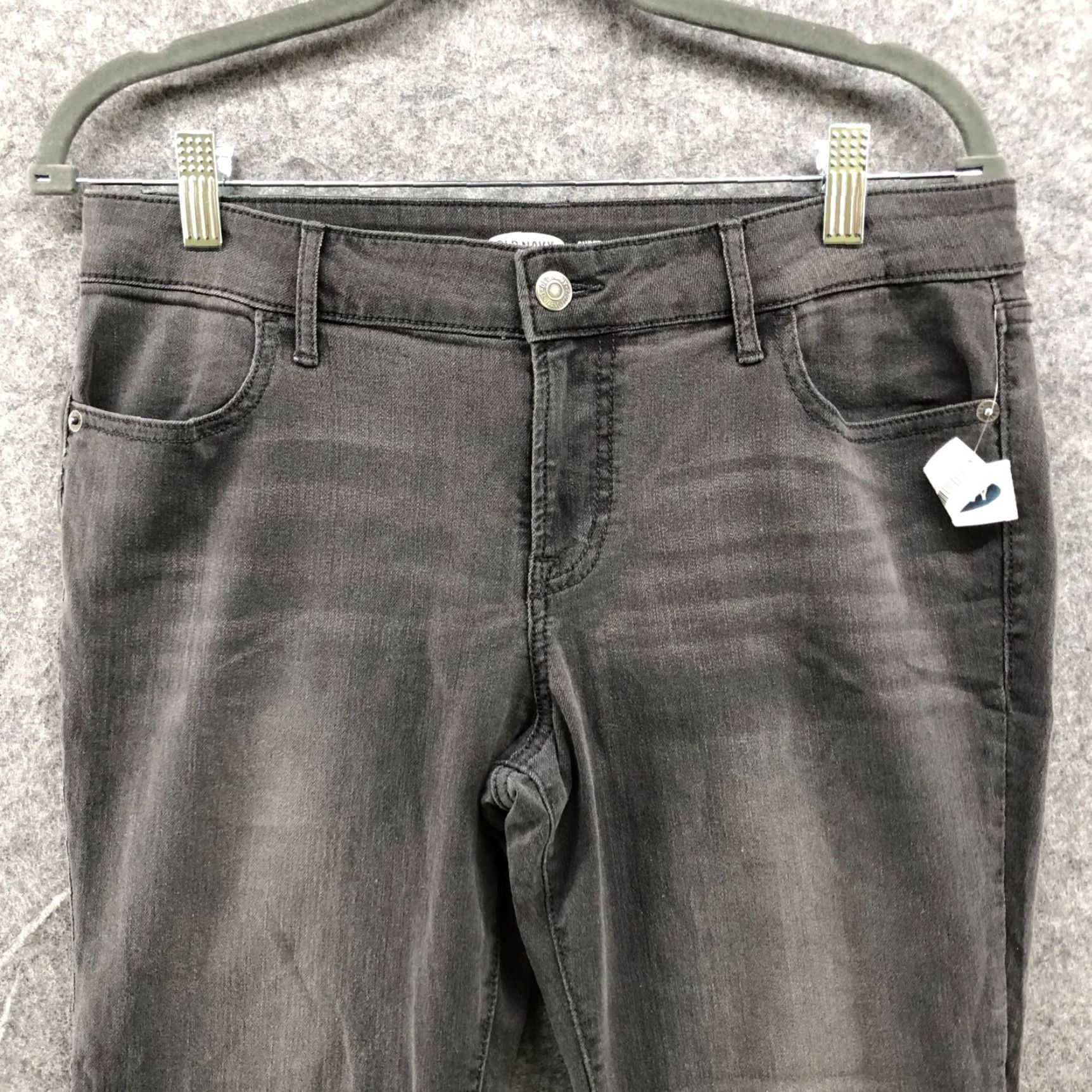 Old Navy Old Navy Jeans Womens 10P Gray Mid Rise Skinny Super Skinny 5-Pocket Cotton Blend Denim NWT/NWT (NWT) Size 32" / US 10 / IT 46 - 3 Thumbnail