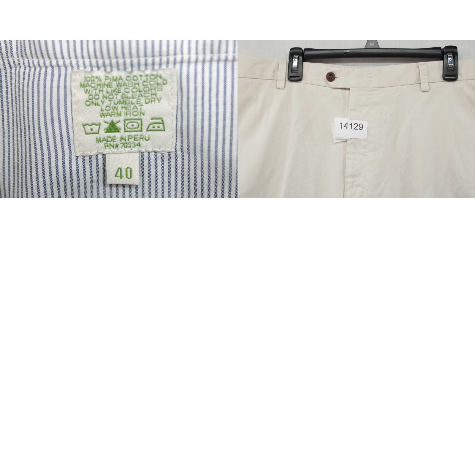 Orvis Orvis Chino Pants Men’s 40X28 Beige Lightweight Pima Cotton Preppy Classic Size US 40 / EU 56 - 8 Thumbnail