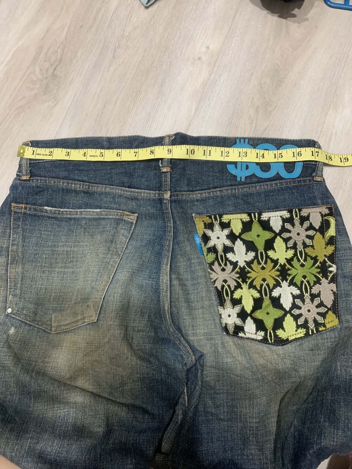 Vintage Swagger embroidery design selvedge denim style Size US 35 - 16 Thumbnail