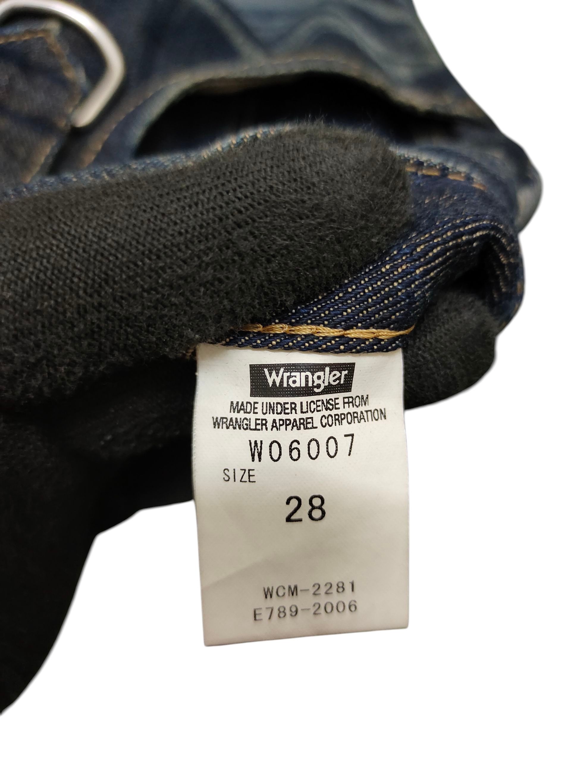 Undercover Vintage Wrangler Double Waist Jeans - Clawmark Whisker Denim Size US 30 / EU 46 - 11 Thumbnail
