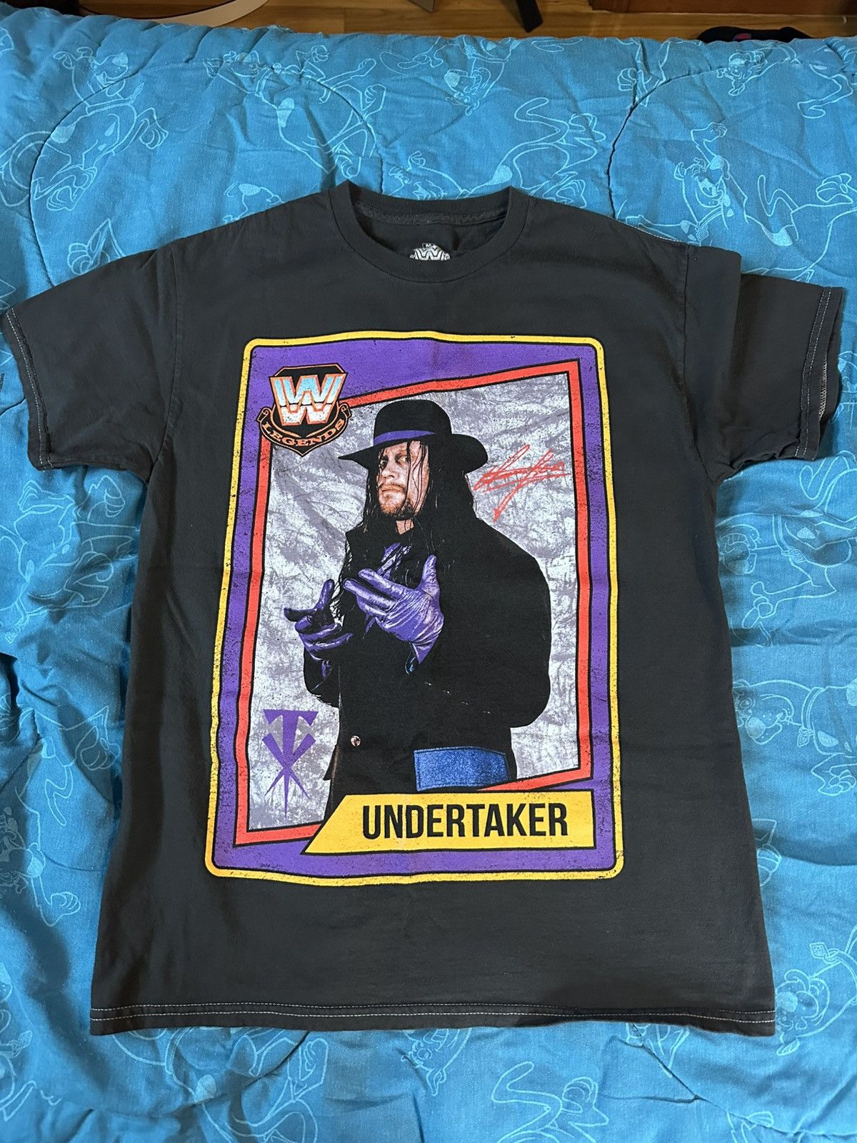 WWE Undertaker Trading Card Style T Shirt Size US M / EU 48-50 / 2 - 1 Thumbnail
