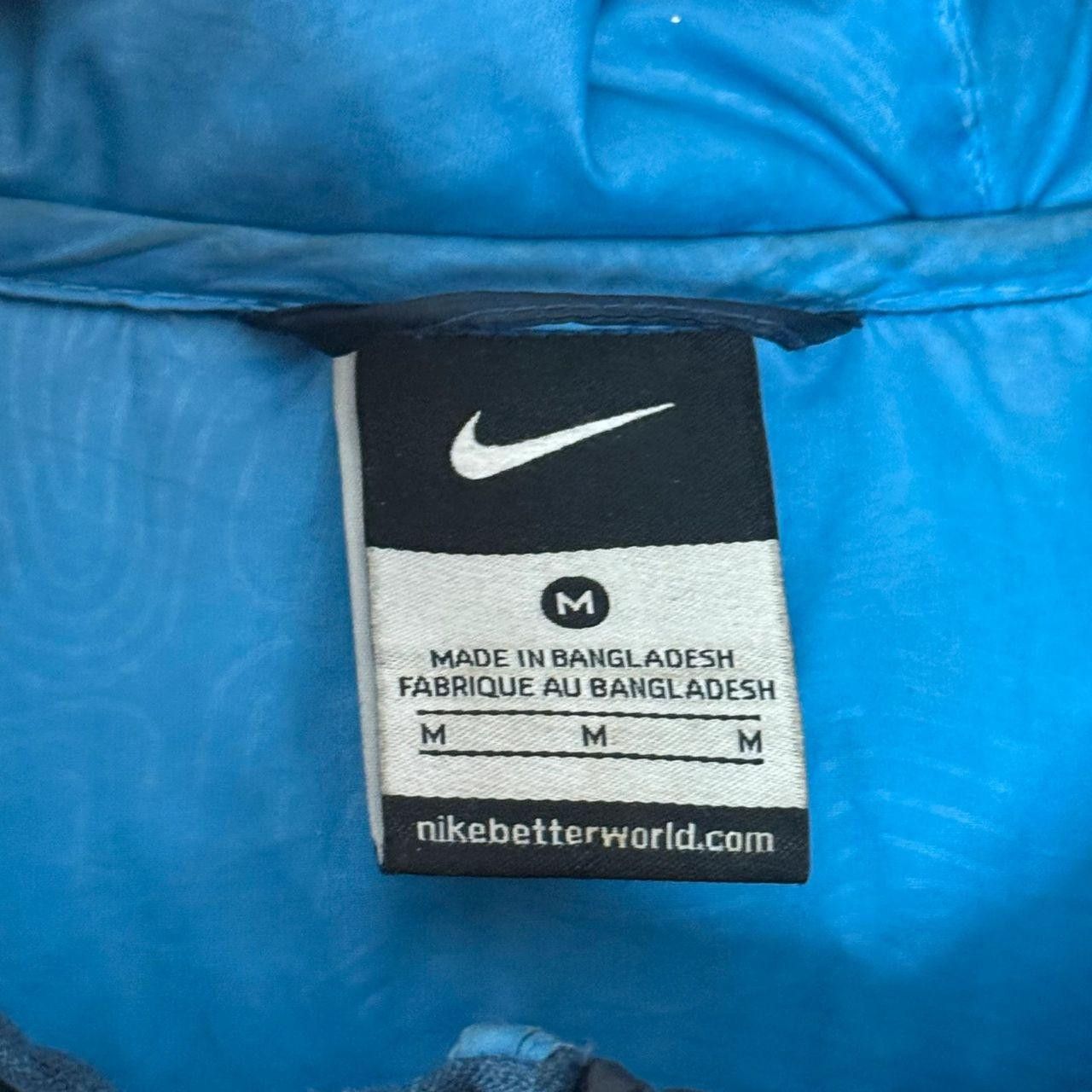 Nike Nike Warmed Jacket Blue Hooded Down Filled Size US L / EU 52-54 / 3 - 5 Thumbnail