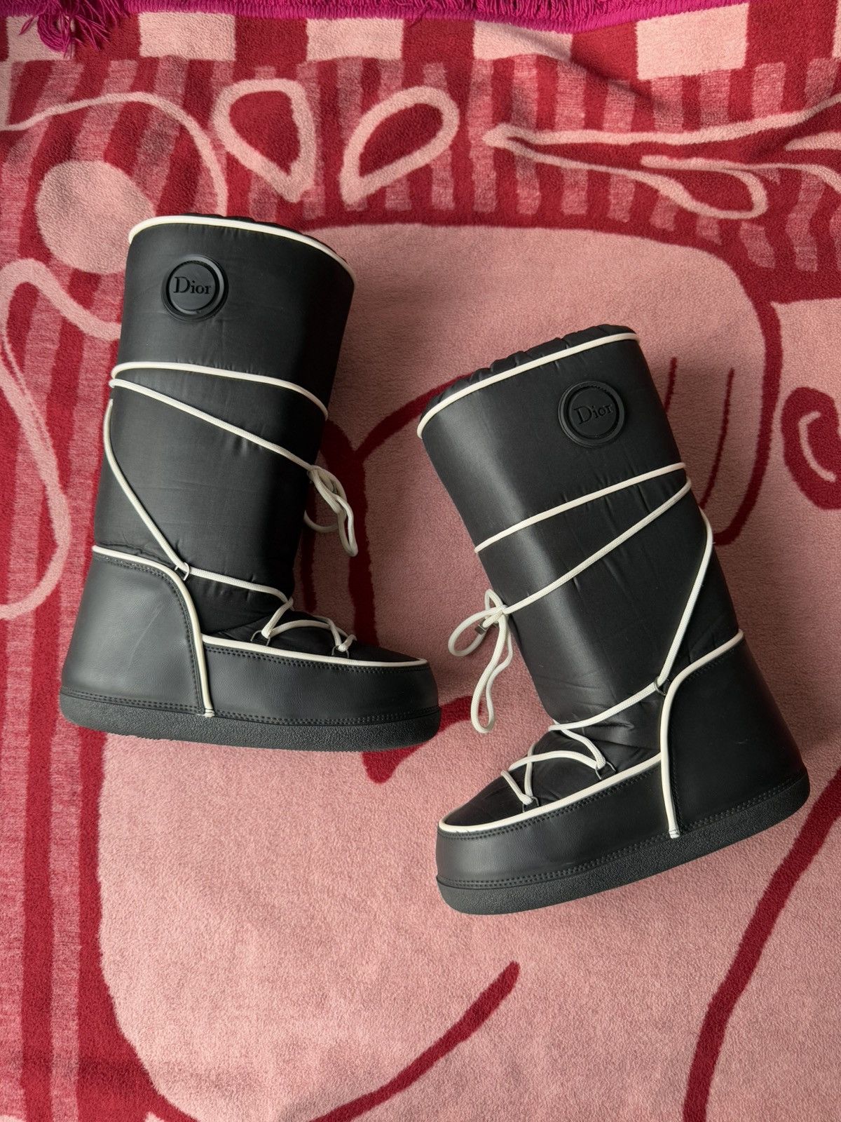 Dior × John Galliano Vintage Dior John Galiano Era snow boots designer avantgarde Size US 10 / IT 40 - 1 Thumbnail