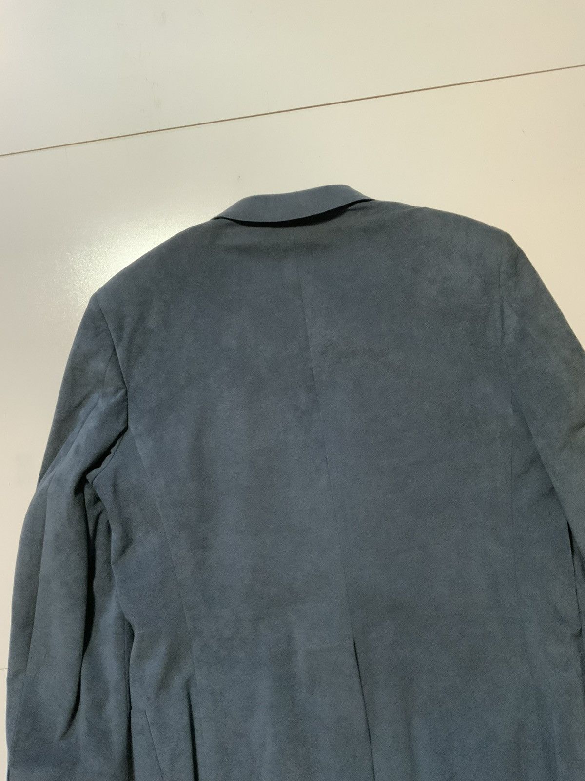 Designer × Vintage Vintage Halston Academy Awards Blue Halo Suede Blazer Jacket Size US S / EU 44-46 / 1 - 8 Thumbnail