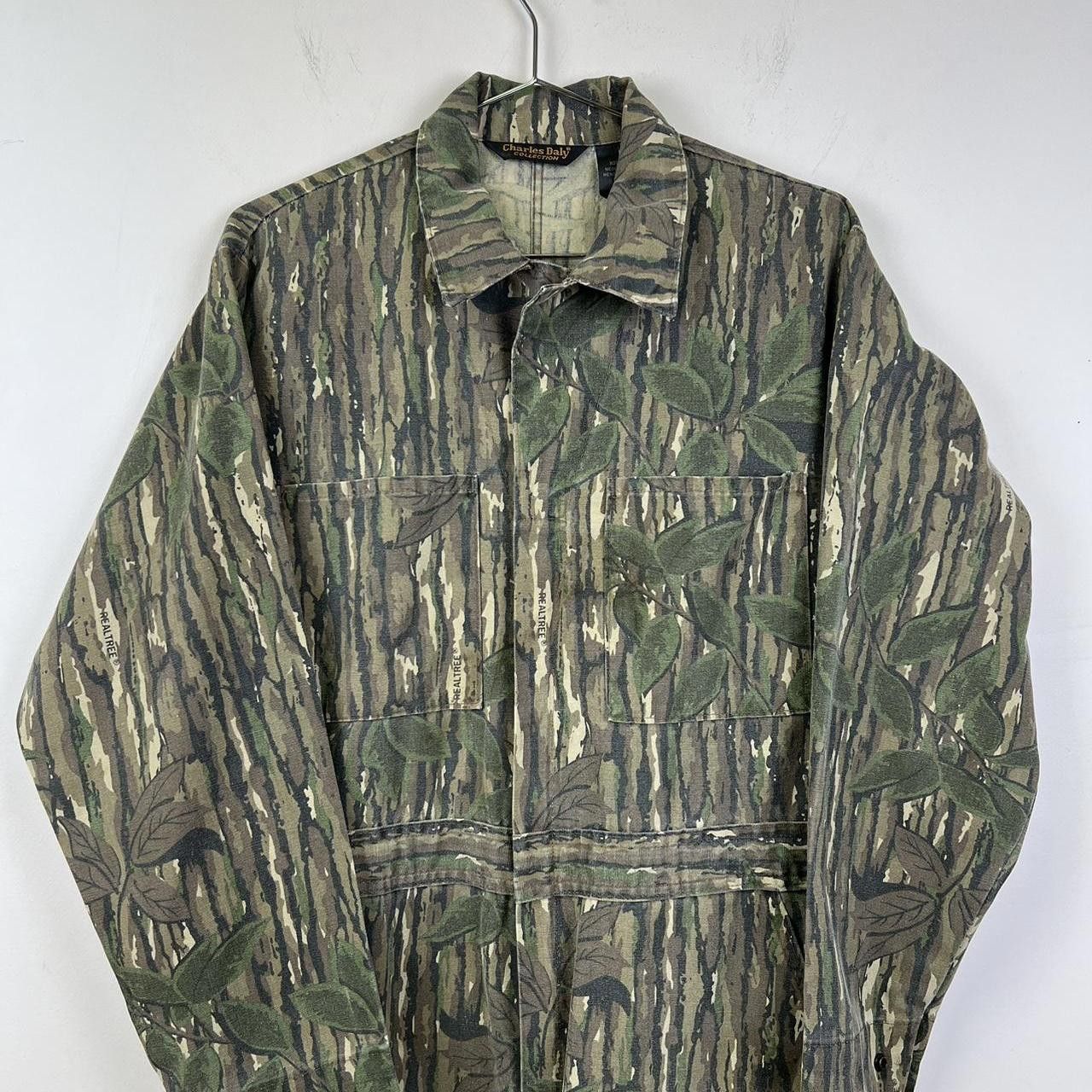 Designer Camo Pattern One-Piece Jumpsuit Vintage Charles Daly 90s Size ONE SIZE - 3 Thumbnail