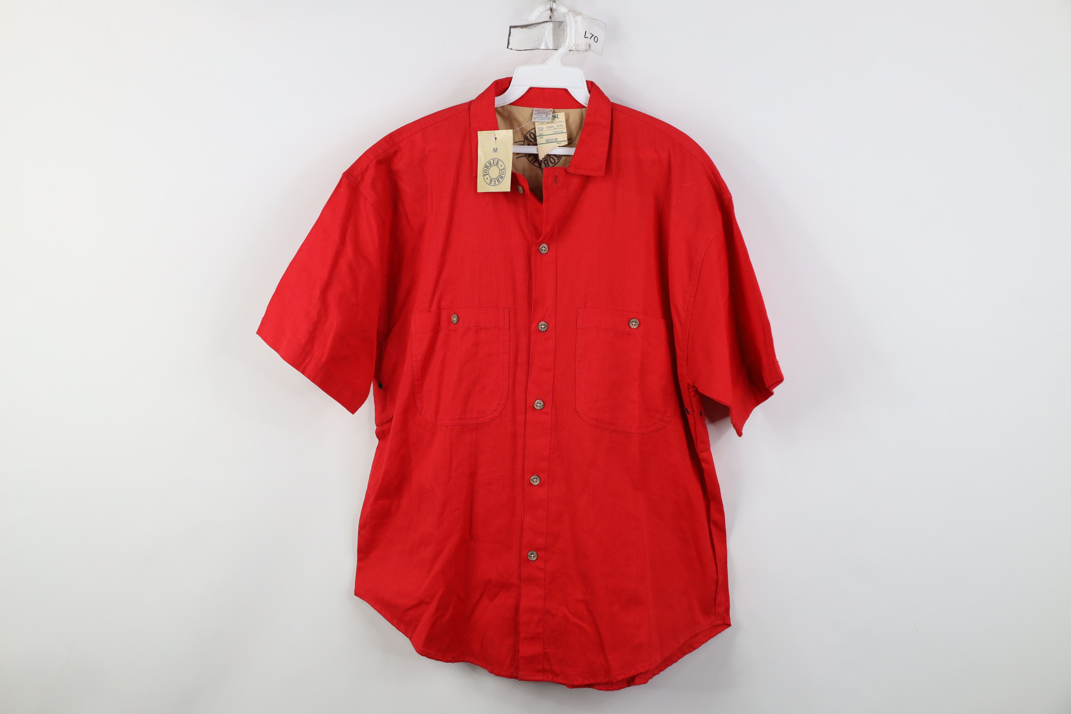 American Eagle Outfitters Deadstock Vintage 90s American Eagle Short Sleeve Shirt Size US M / EU 48-50 / 2 - 1 Thumbnail