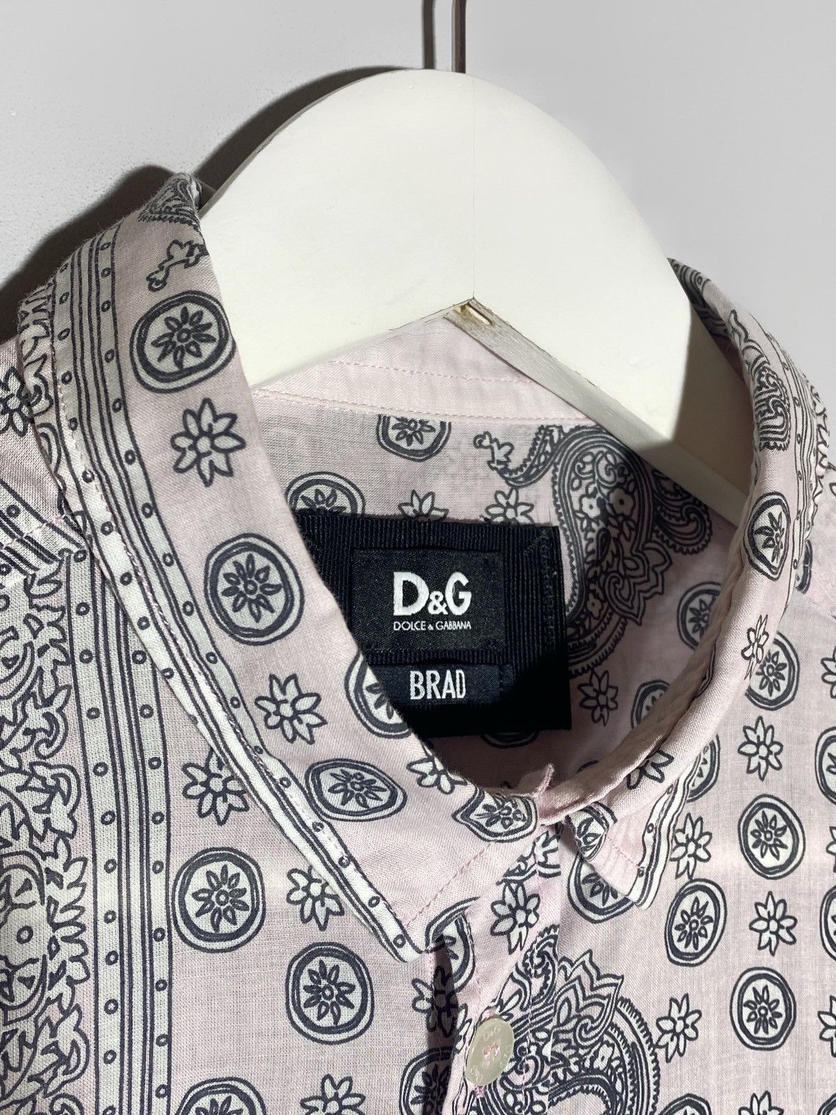 Dolce & Gabbana Dolce&Gabbana Paisley Bandana Long Sleeve Shirt Men’s Size US S / EU 44-46 / 1 - 7 Thumbnail