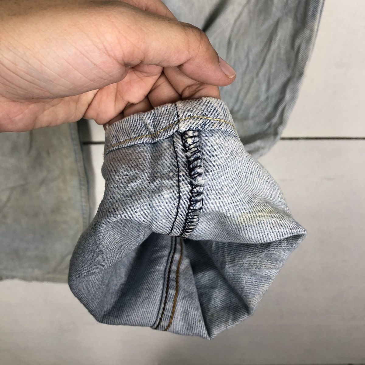Japanese Brand 🔥70’s True Vintage Distressed Denim Jeans Edwin Made In Usa Size US 30 / EU 46 - 12 Thumbnail