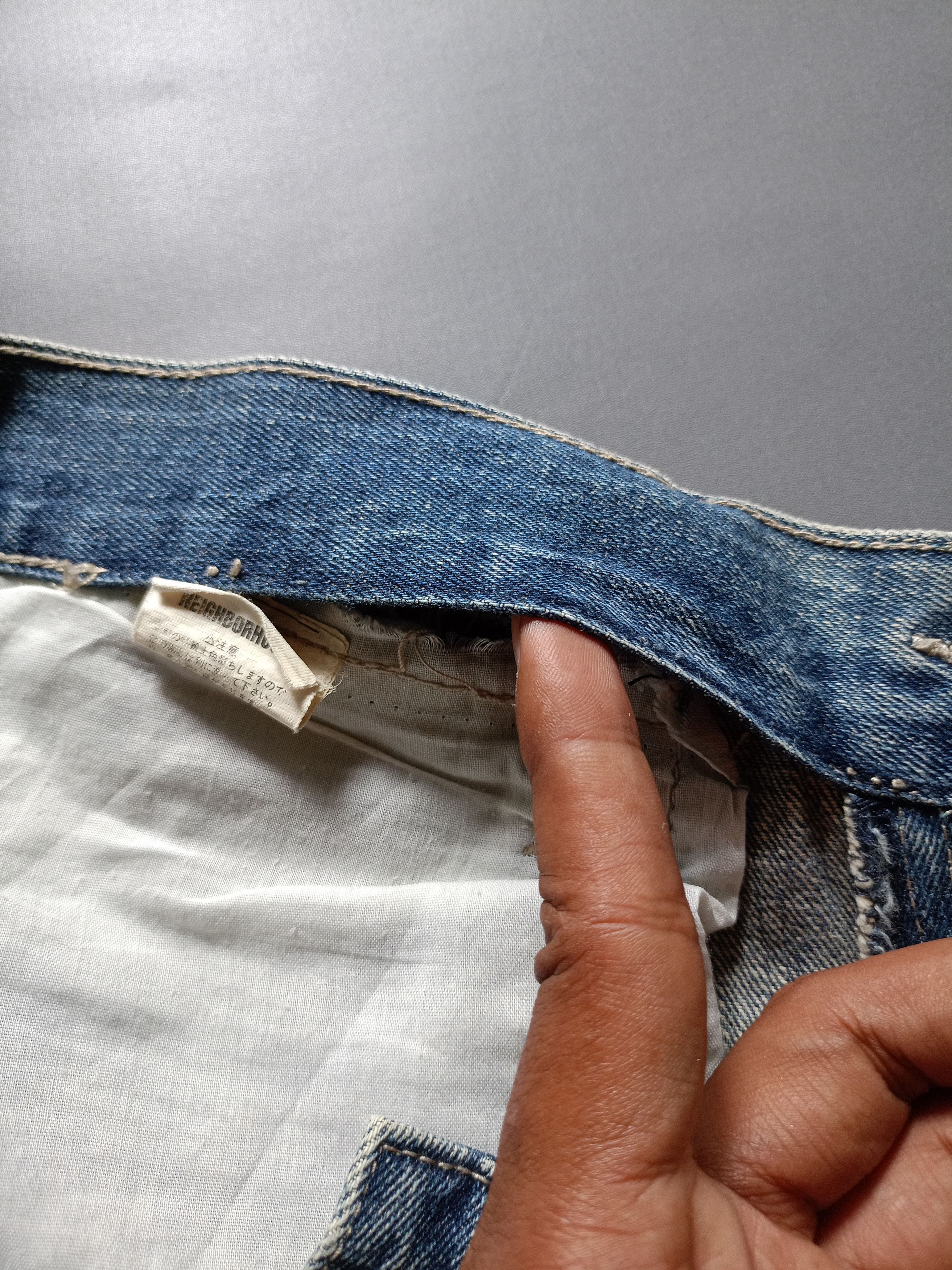 Japanese Brand Neighborhood spnarrow savage ripper denim pants Size US 32 / EU 48 - 14 Thumbnail
