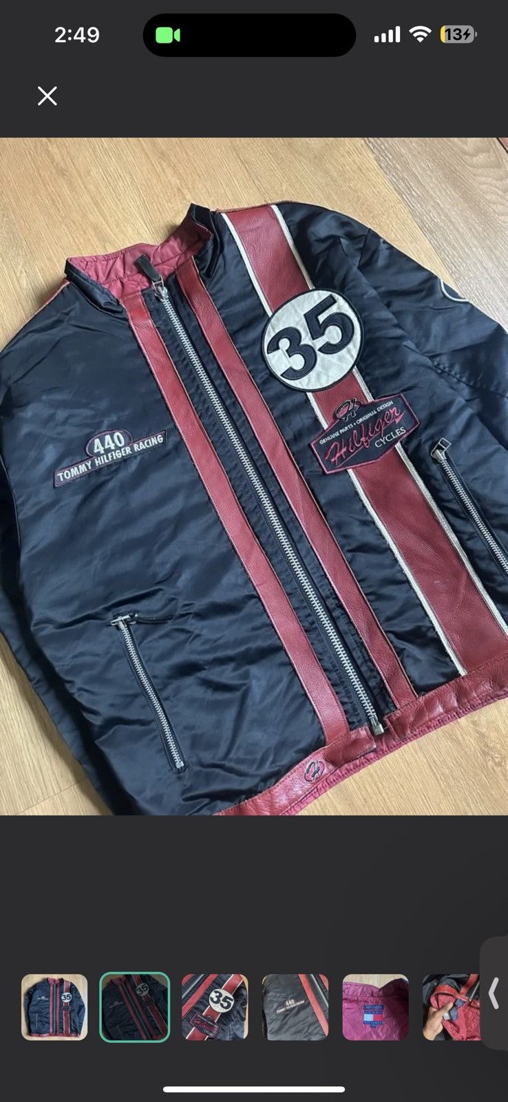 Tommy Hilfiger Tommy Hilfiger Racing Jacket Size US XL / EU 56 / 4 - 2 Thumbnail