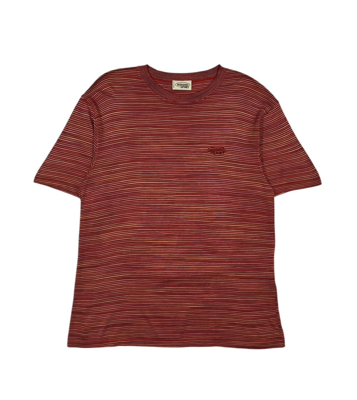 Missoni Vtg🔥Missoni Sport Multicolor Striped Tee Size US S / EU 44-46 / 1 - 1 Thumbnail