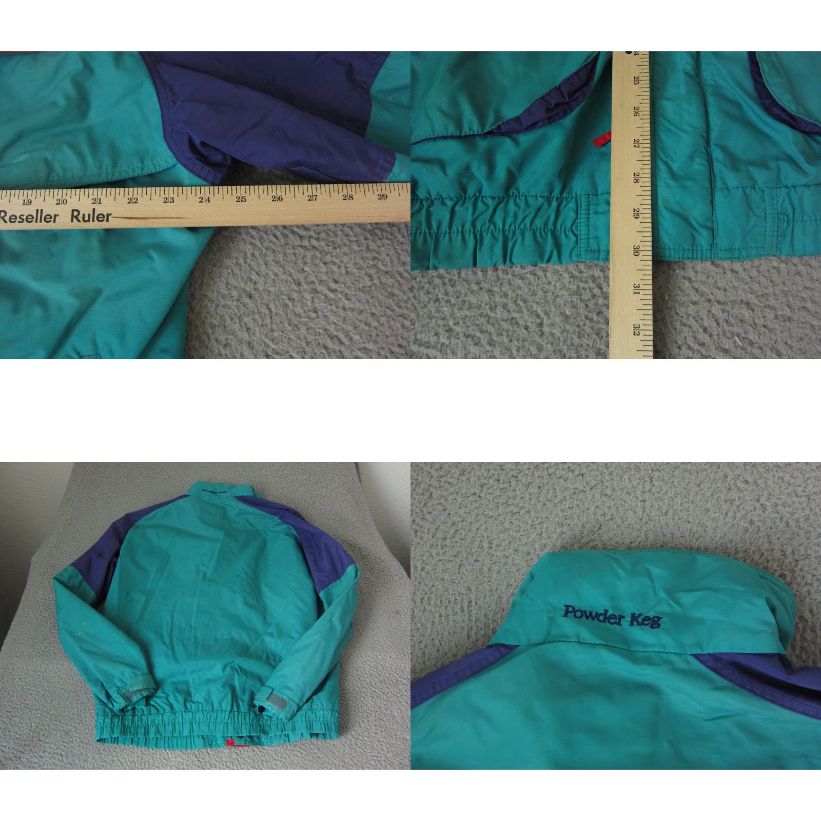 Vintage VINTAGE Columbia Jacket Mens Large Blue Windbreaker Full Zip All Seasons Regular Style Logo Navy? Size US L / EU 52-54 / 3 - 8 Thumbnail