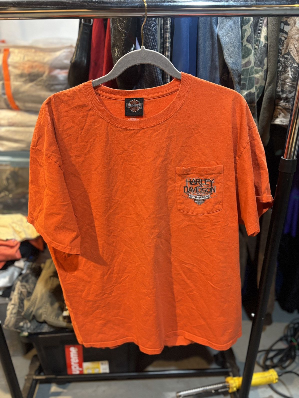 Harley Davidson Harley Davidson Pocket Tee Size US XL / EU 56 / 4 - 3 Thumbnail