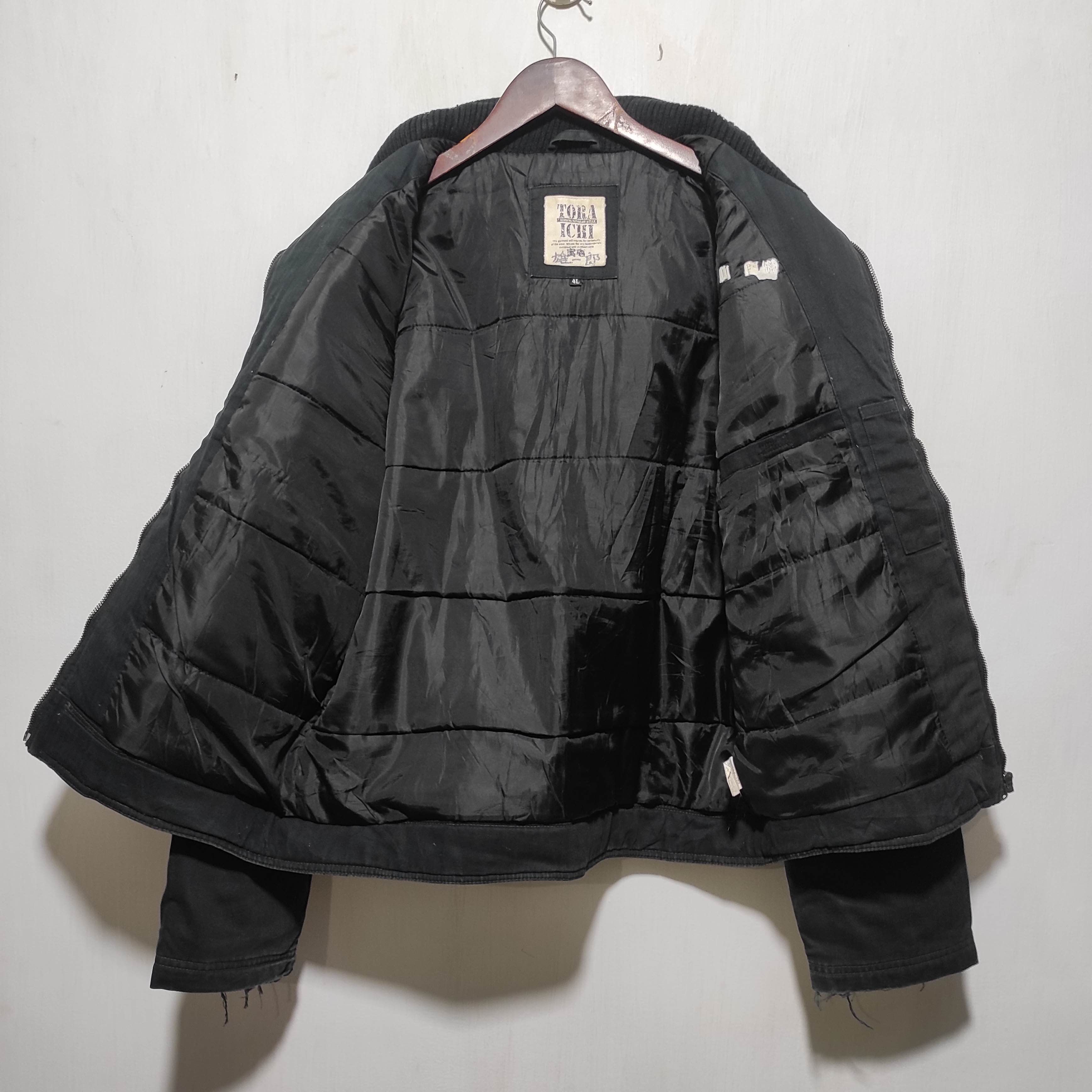 Vintage Vtg Distressed Tora by Toraichi Tactical Denim Jacket Racer Size US L / EU 52-54 / 3 - 14 Thumbnail
