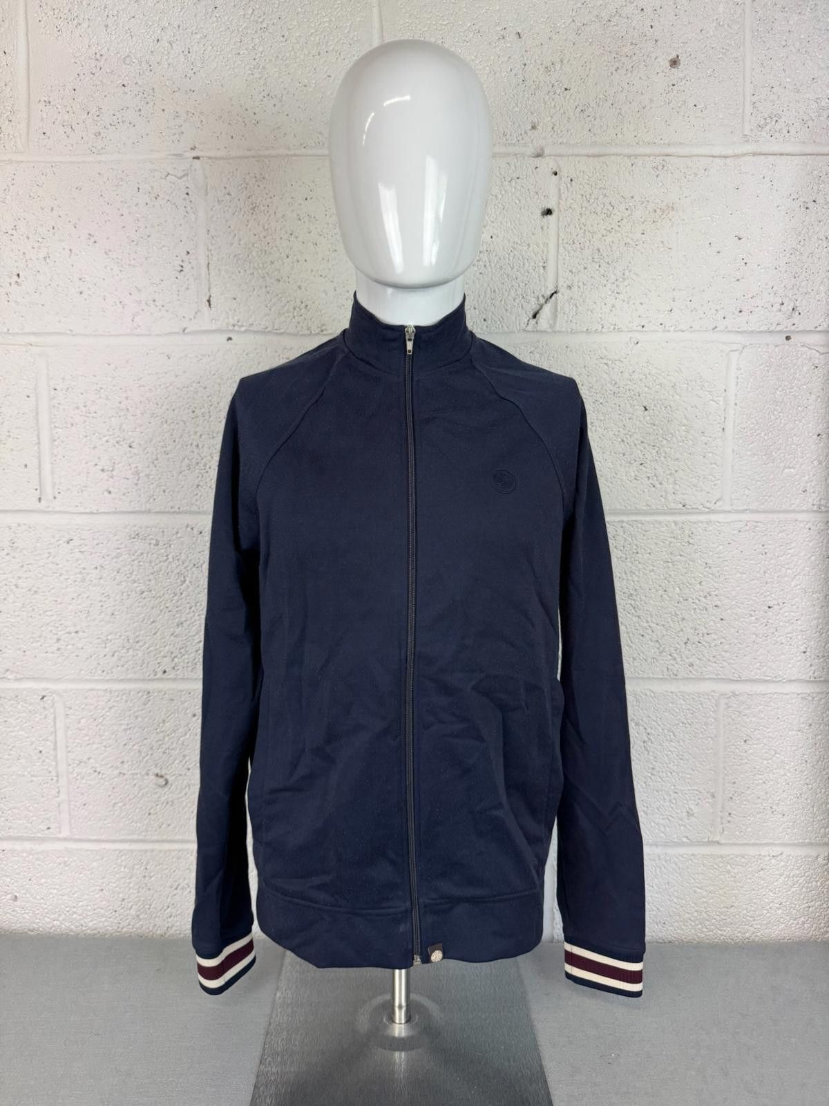 Pretty Green Pretty Green Men's Navy Full-Zip Windbreaker Jacket Size M Size US M / EU 48-50 / 2 - 1 Thumbnail