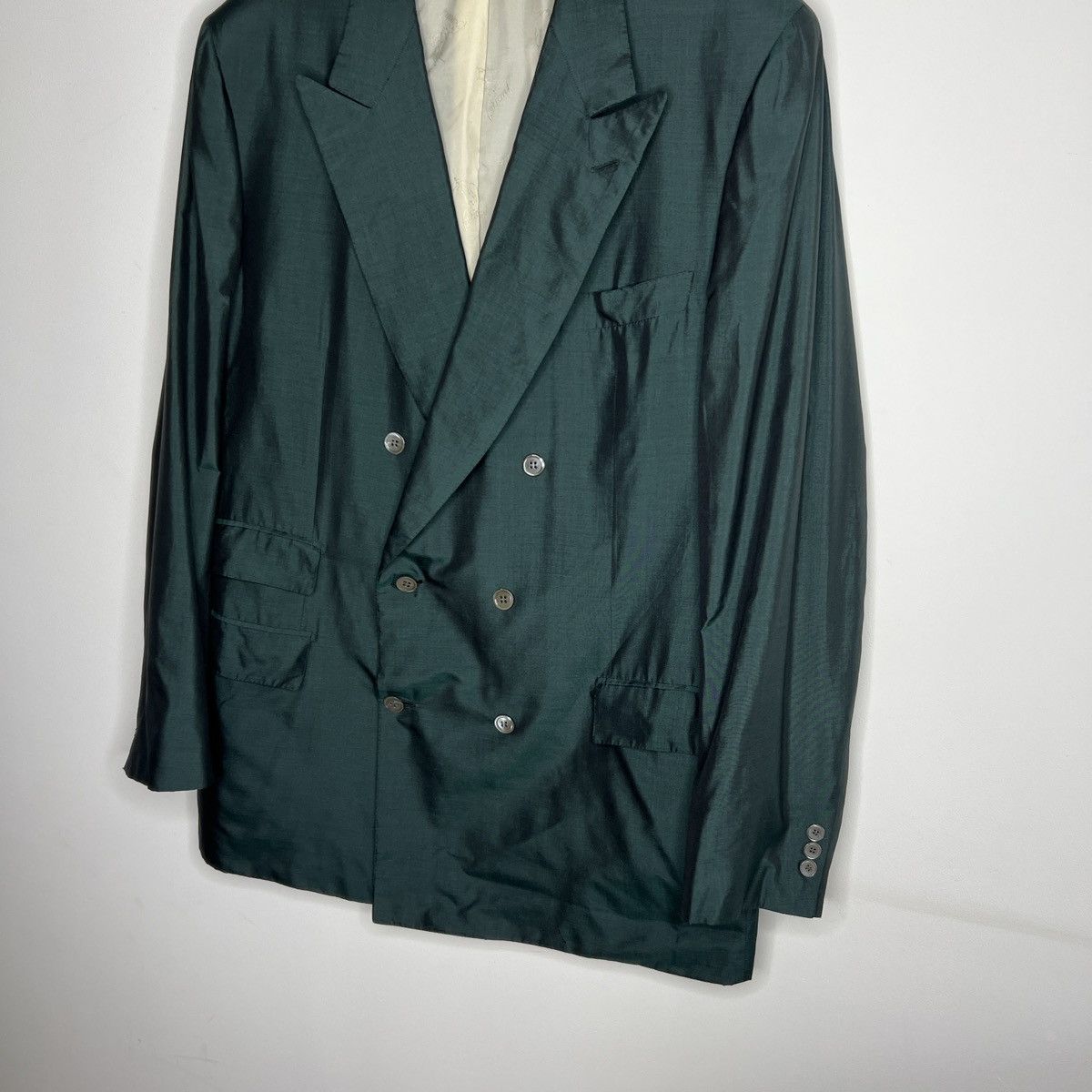 Brioni Brioni Roma double-breasted blazer silk Jacket Size 44R - 2 Thumbnail