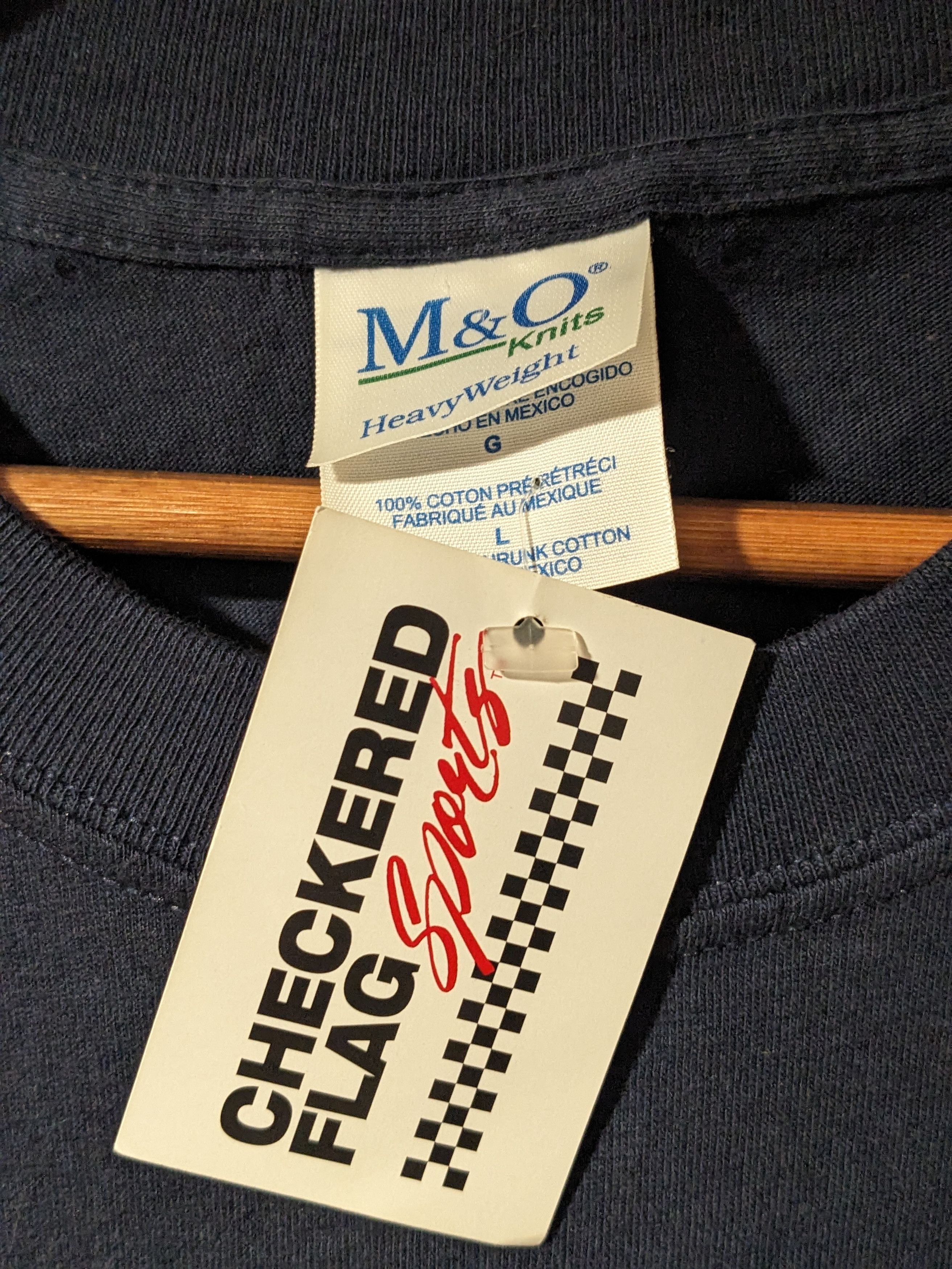 NASCAR × Vintage Vintage 2004 Ford Taurus Racing Nascar Blue Large T-Shirt Size US L / EU 52-54 / 3 - 3 Thumbnail