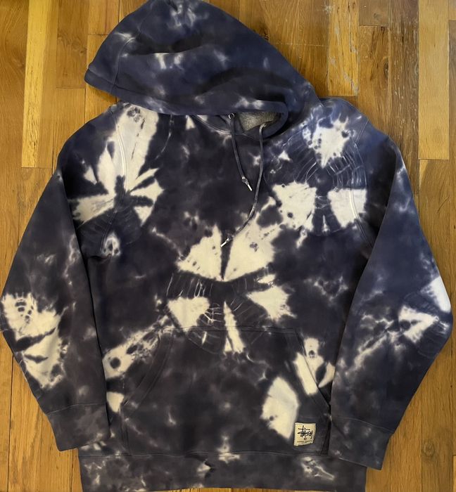 Stussy tie dye discount hoodie