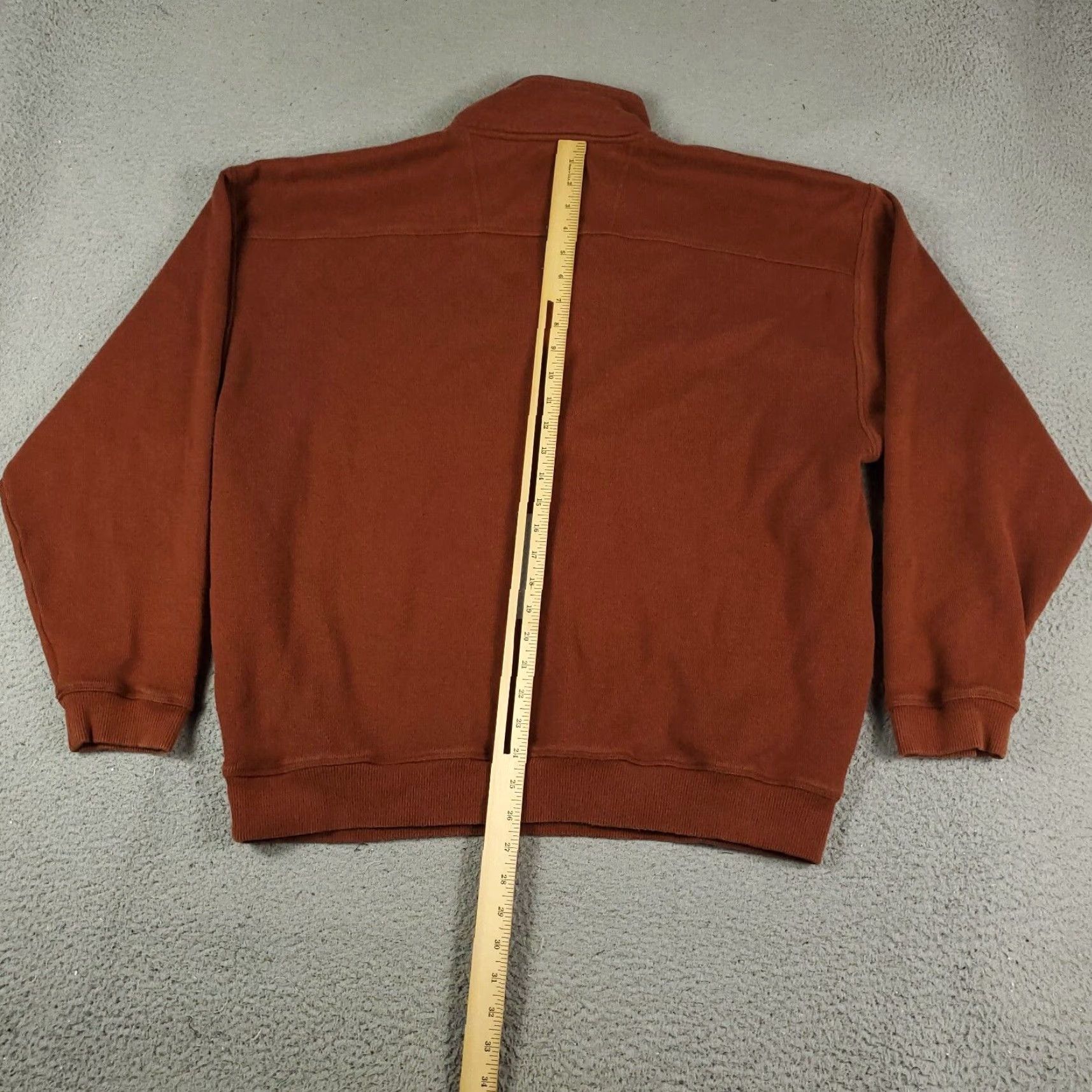 Tommy Bahama Tommy Bahama Mens Orange XL 1/4 Zip Pullover Sweater Casual Long Sleeve Size US XL / EU 56 / 4 - 5 Thumbnail