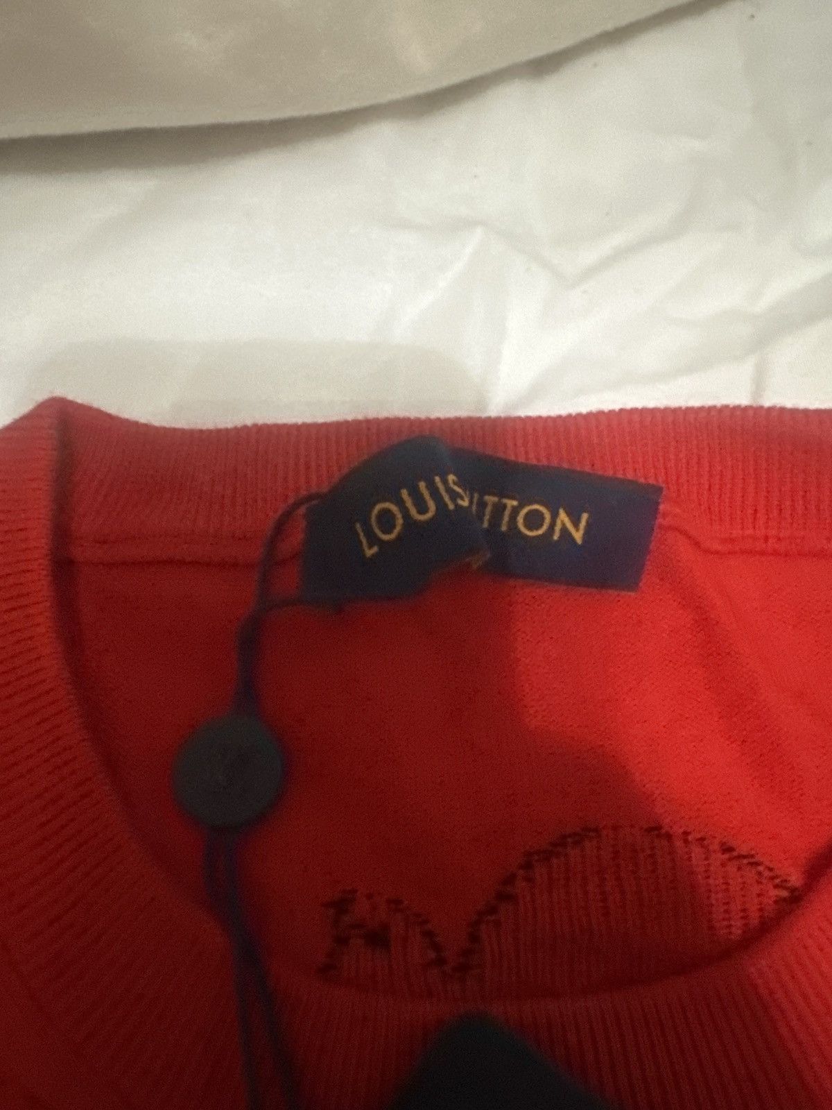 Louis Vuitton Louis Vuitton Graphic Knitwear t-shirt Size US XL / EU 56 / 4 - 5 Thumbnail