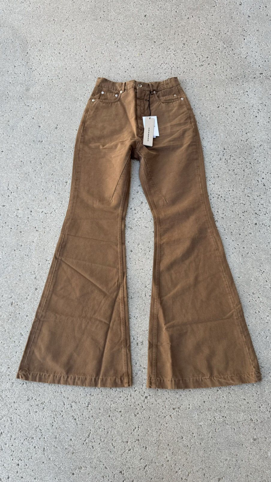 Rick Owens Drkshdw Rick Owens Drkshdw Bolans Bootcut Jeans Size US 29 - 1 Thumbnail