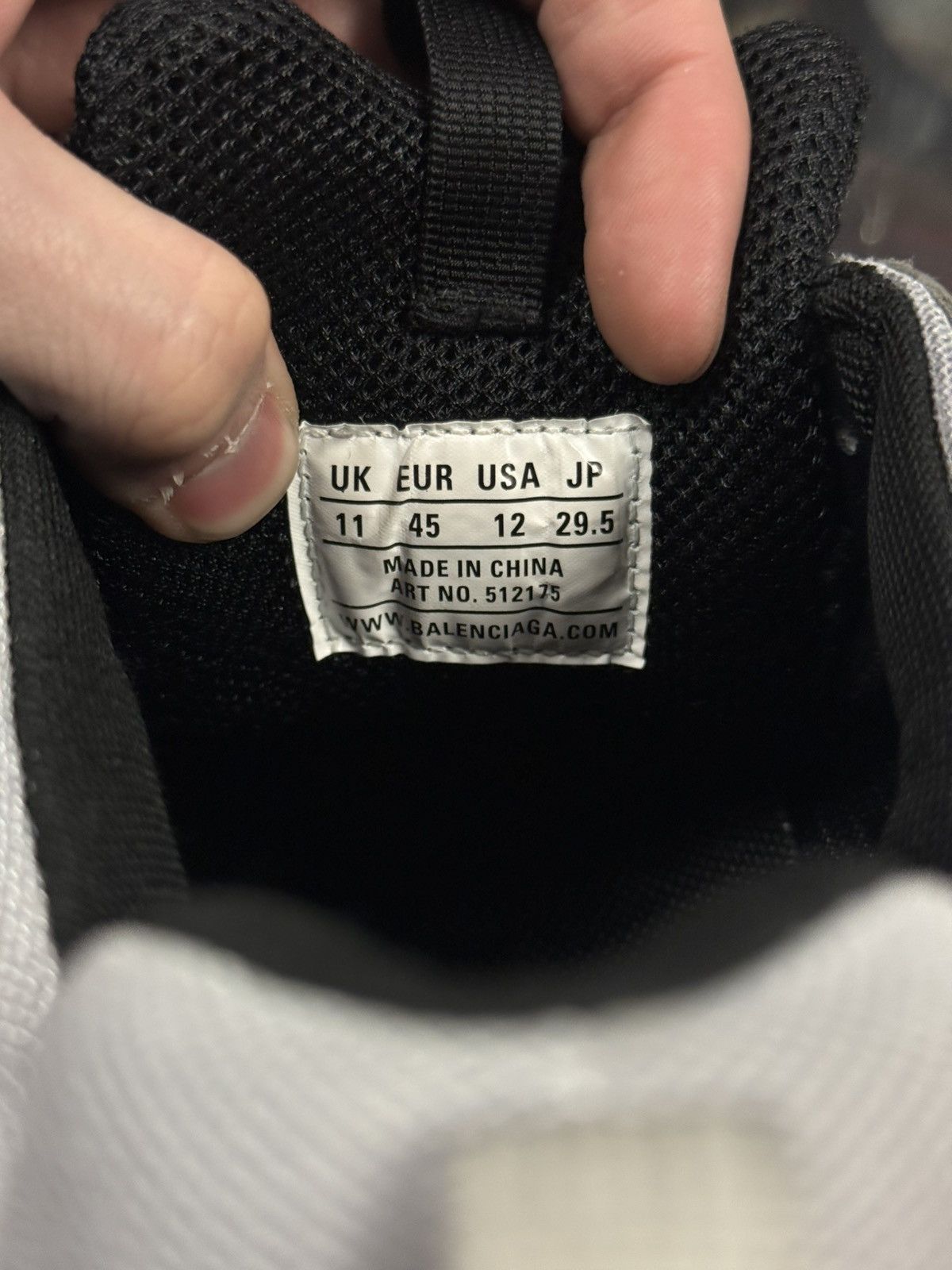 Balenciaga 45EU/12US Balenciaga Tripple S Silver Nior Agent 🧼 Size US 12 / EU 45 - 13 Thumbnail