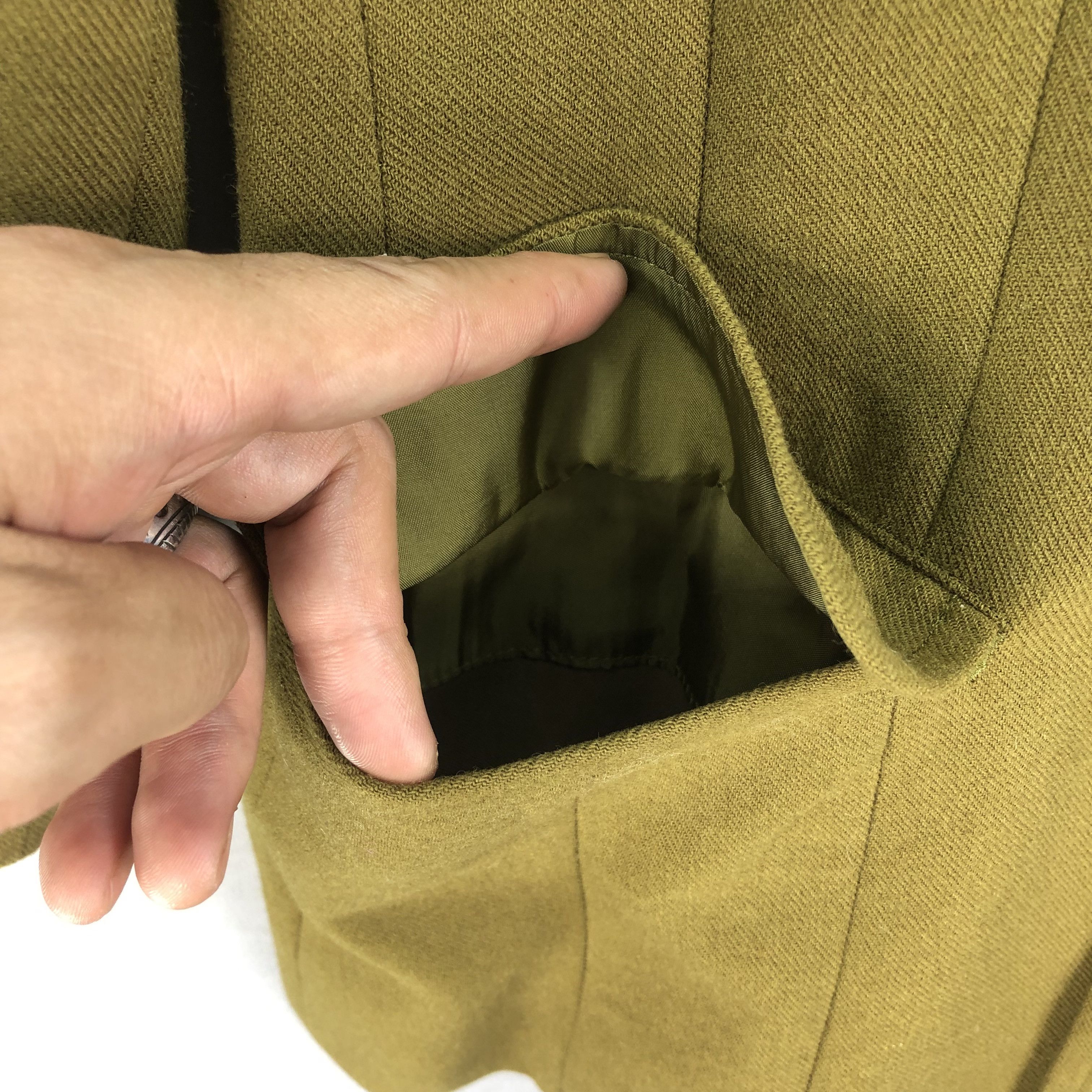 Yohji Yamamoto 1992 A/W Y’s Vintage Wool Blend Green Blazer Jacket Size S / US 4 / IT 40 - 10 Thumbnail