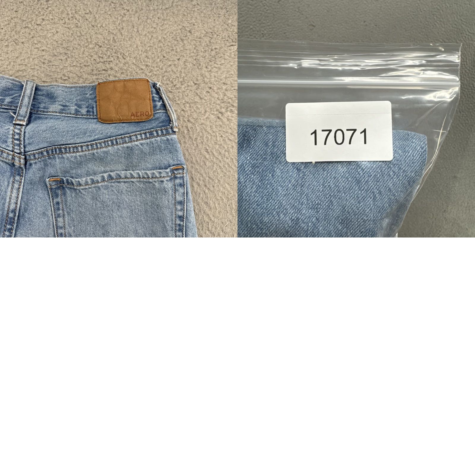 Vintage Aéropostale Jeans Women High Rise Straight Distressed Button Fly Size 0 Blue Denim Stretch 5-Pocket 90s Theme Size 25" / US 0 / IT 36 - 9 Thumbnail